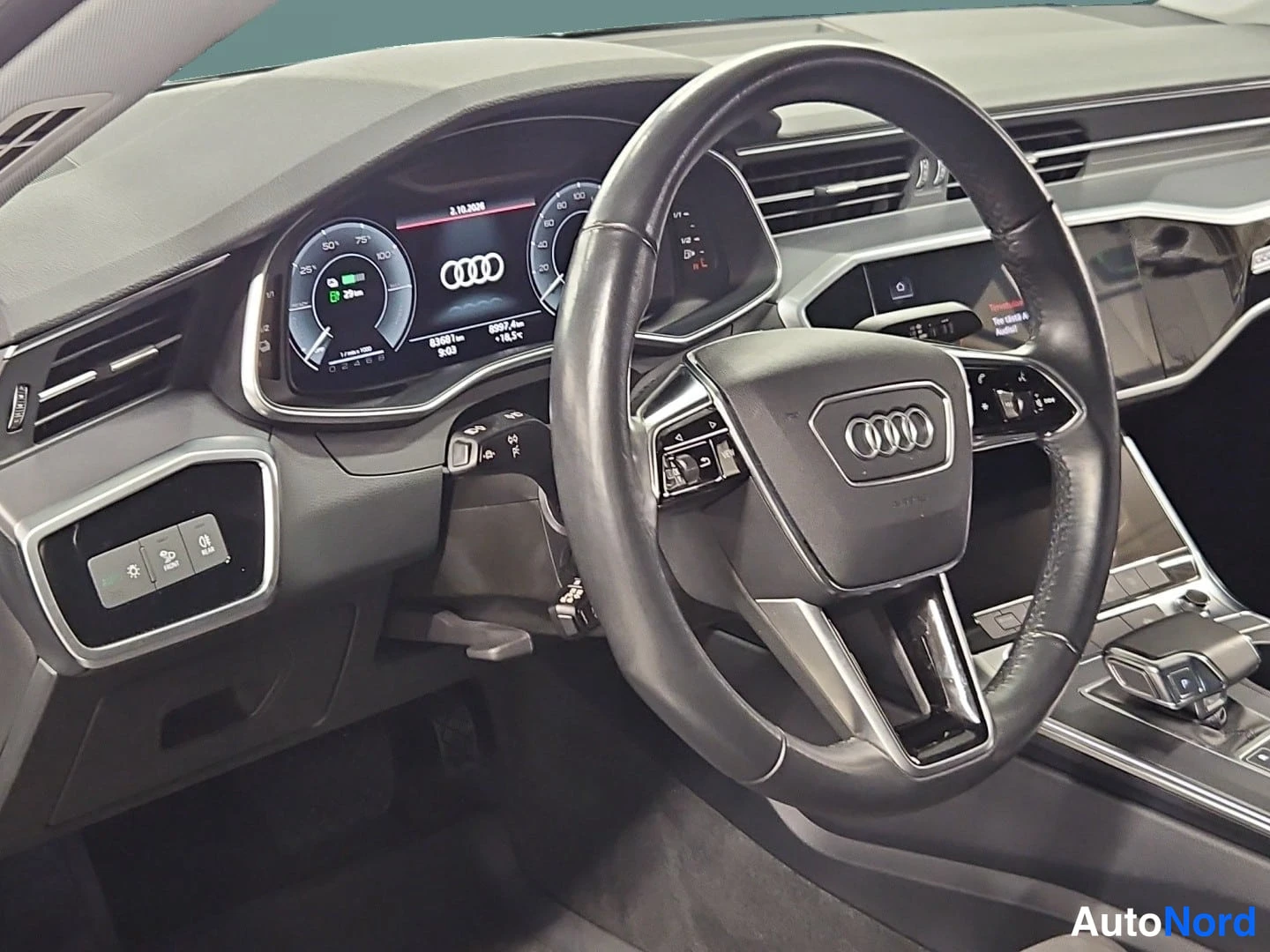 Harmaa Audi A7 2021, ohjaamo, kuva 14