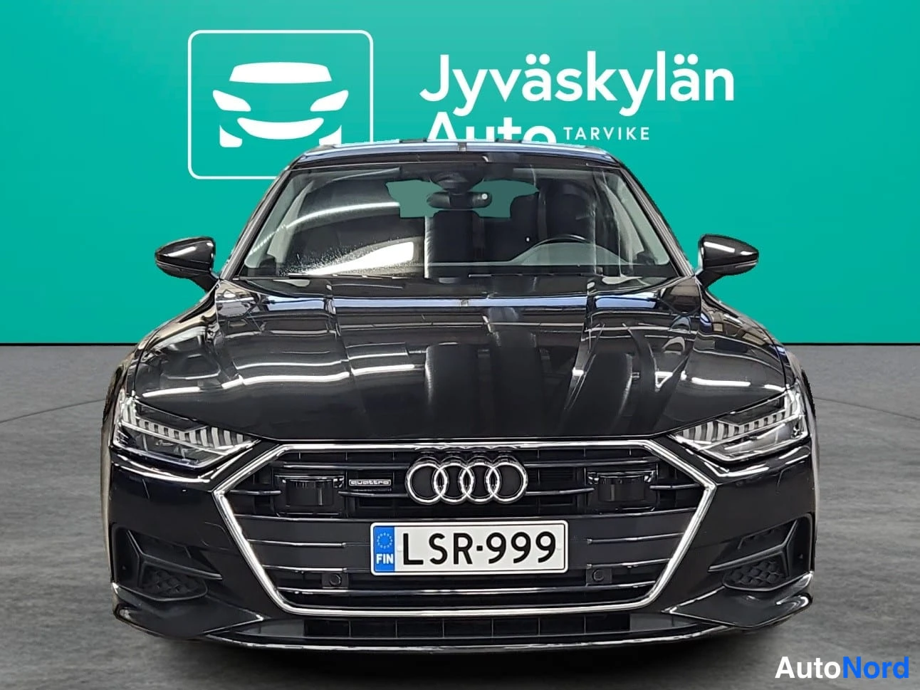 Harmaa Audi A7 2021, edestä, kuva 4