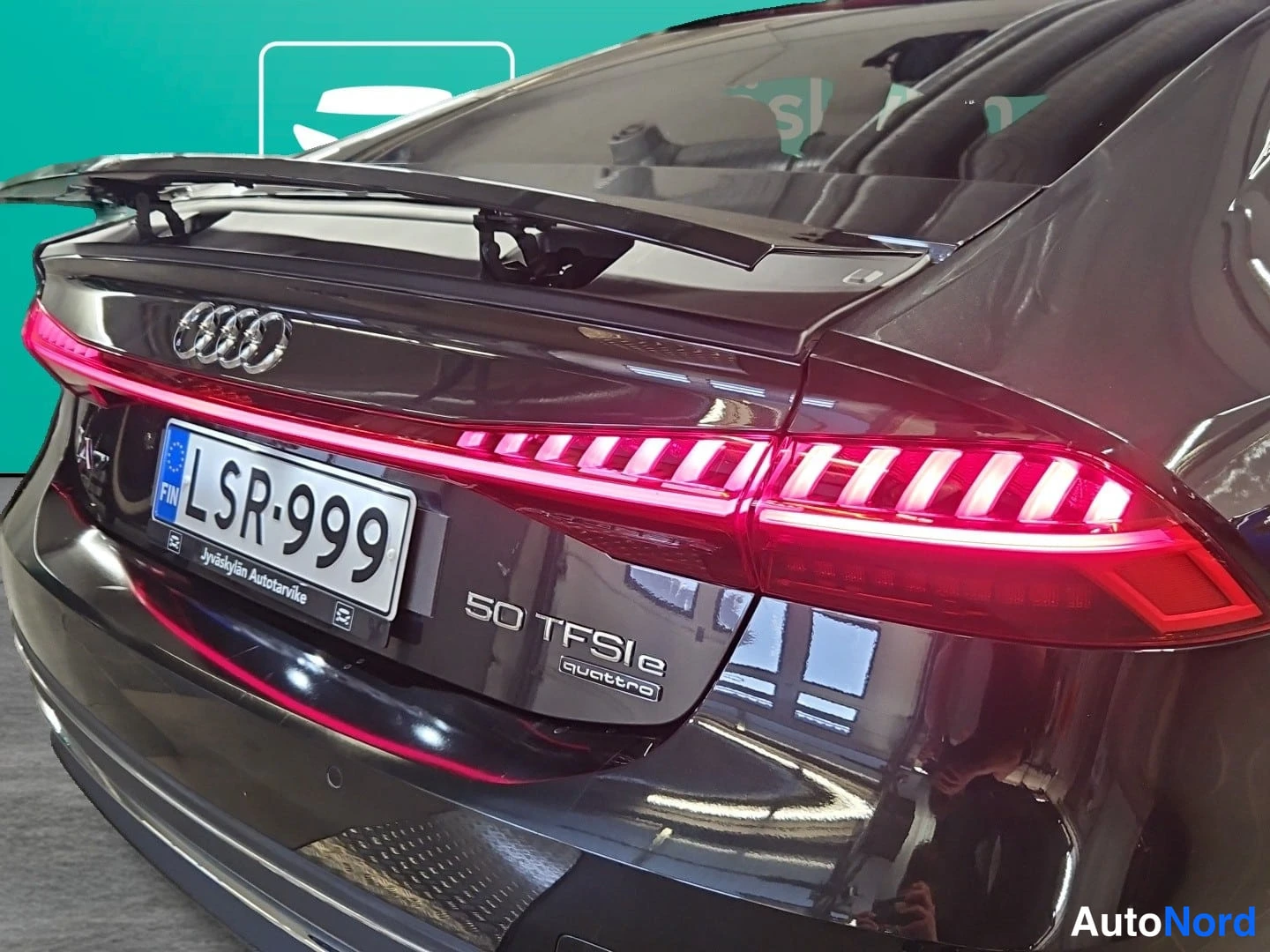 Harmaa Audi A7 2021, takaviisto, kuva 8