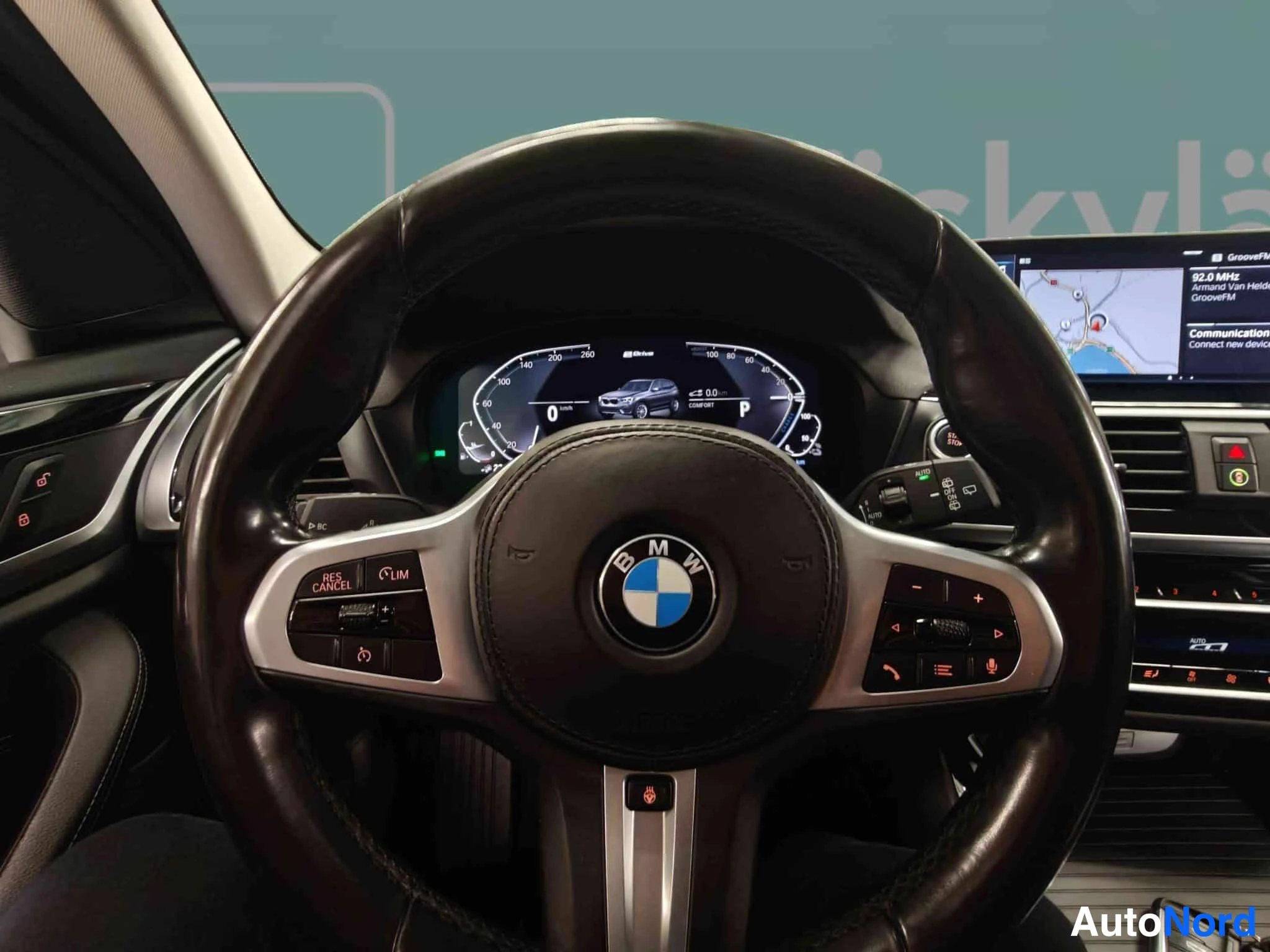 Harmaa BMW X3 2020, ohjaamo, kuva 21