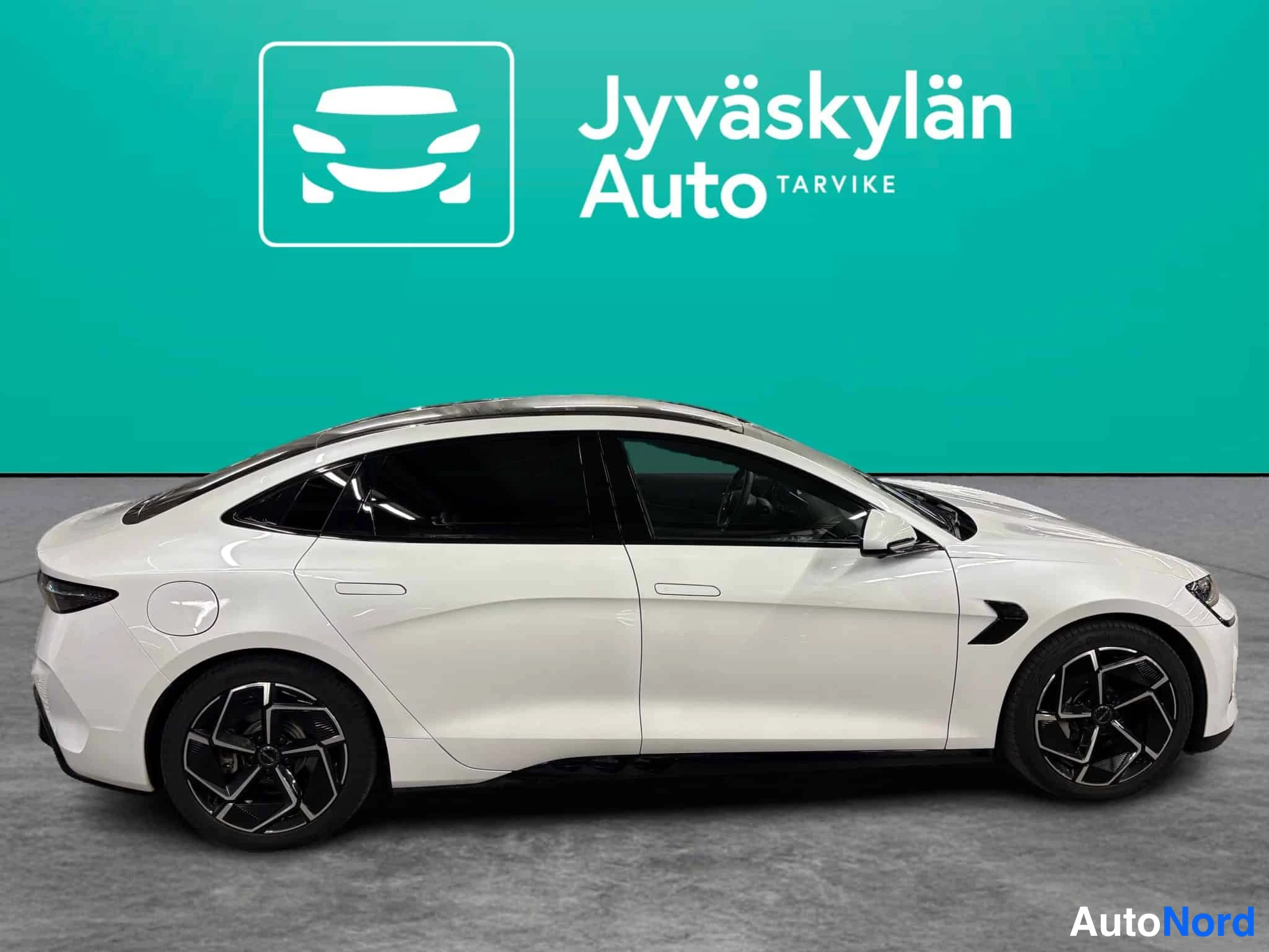Valkoinen BYD Seal 2025, sivulta, kuva 10