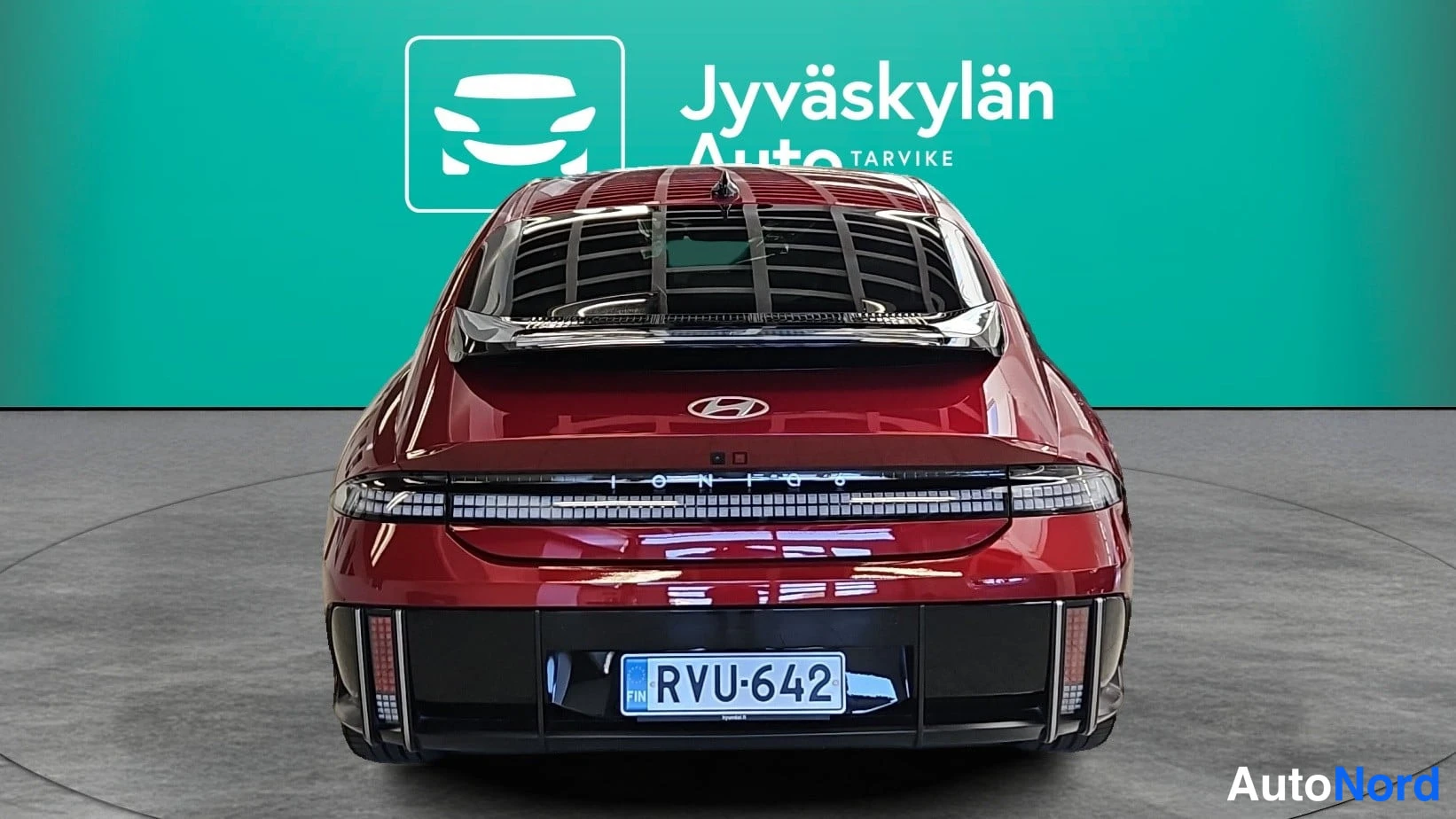 Punainen Hyundai IONIQ 6 2024, takaa, kuva 6