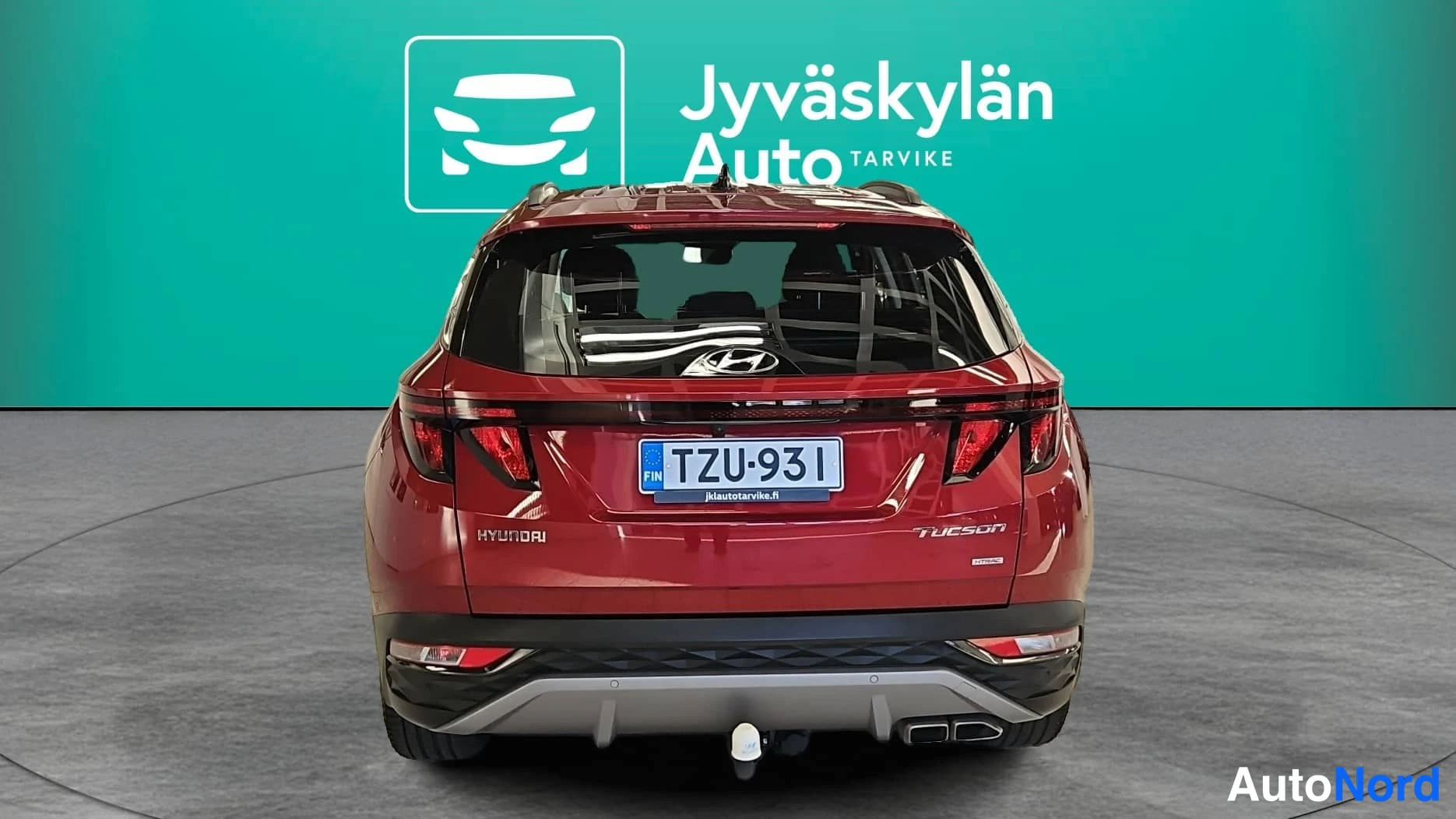 Punainen Hyundai Tucson 2021, takaa, kuva 7
