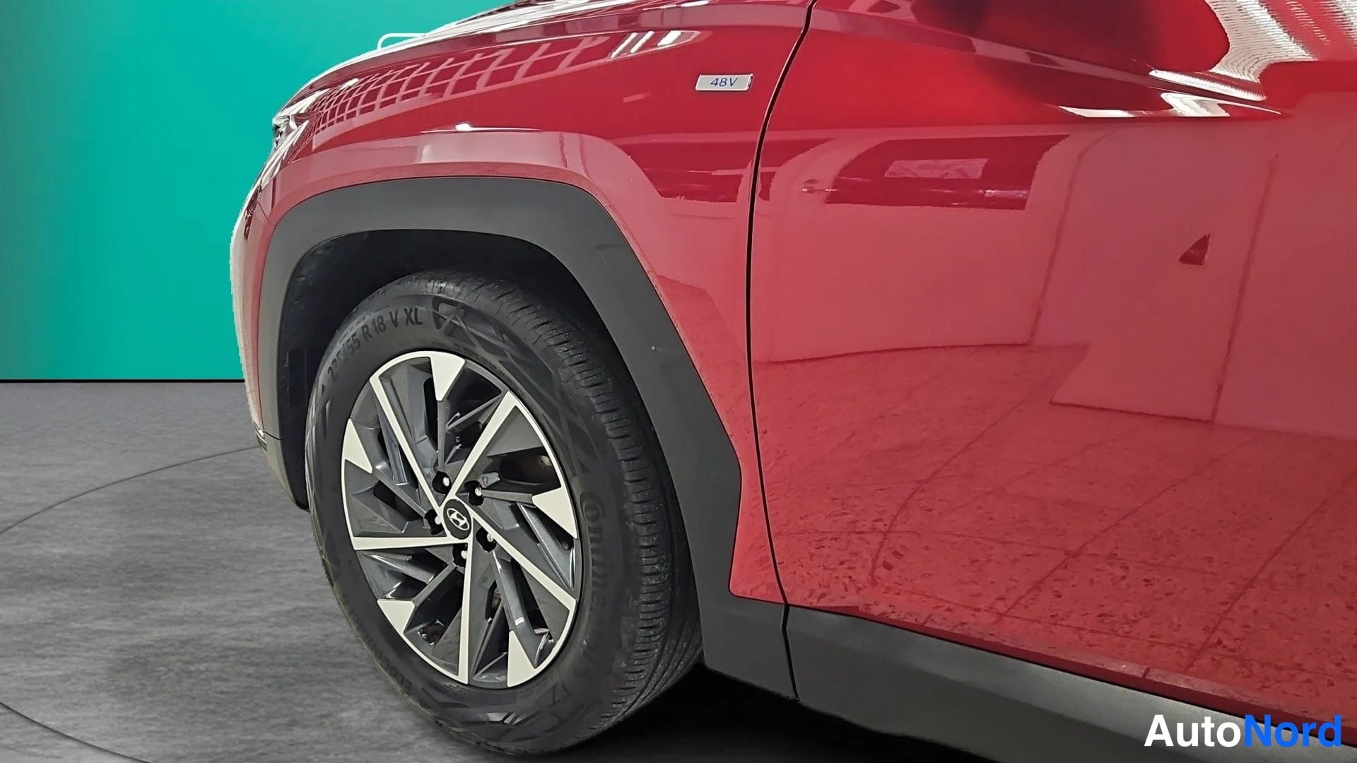 Punainen Hyundai Tucson 2021, yksityiskohta, kuva 15