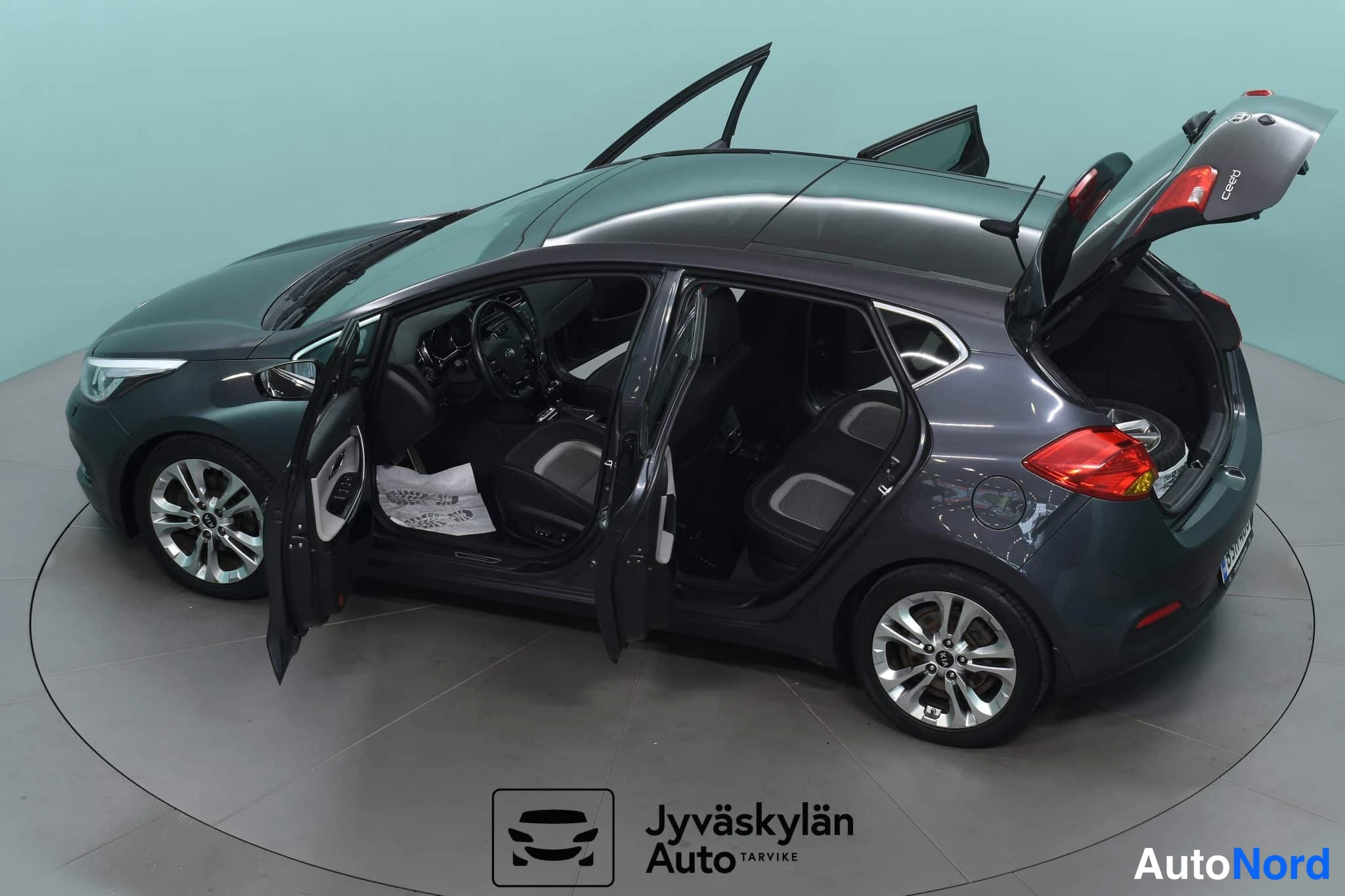 Harmaa Kia Ceed 2012, takaviisto, kuva 19