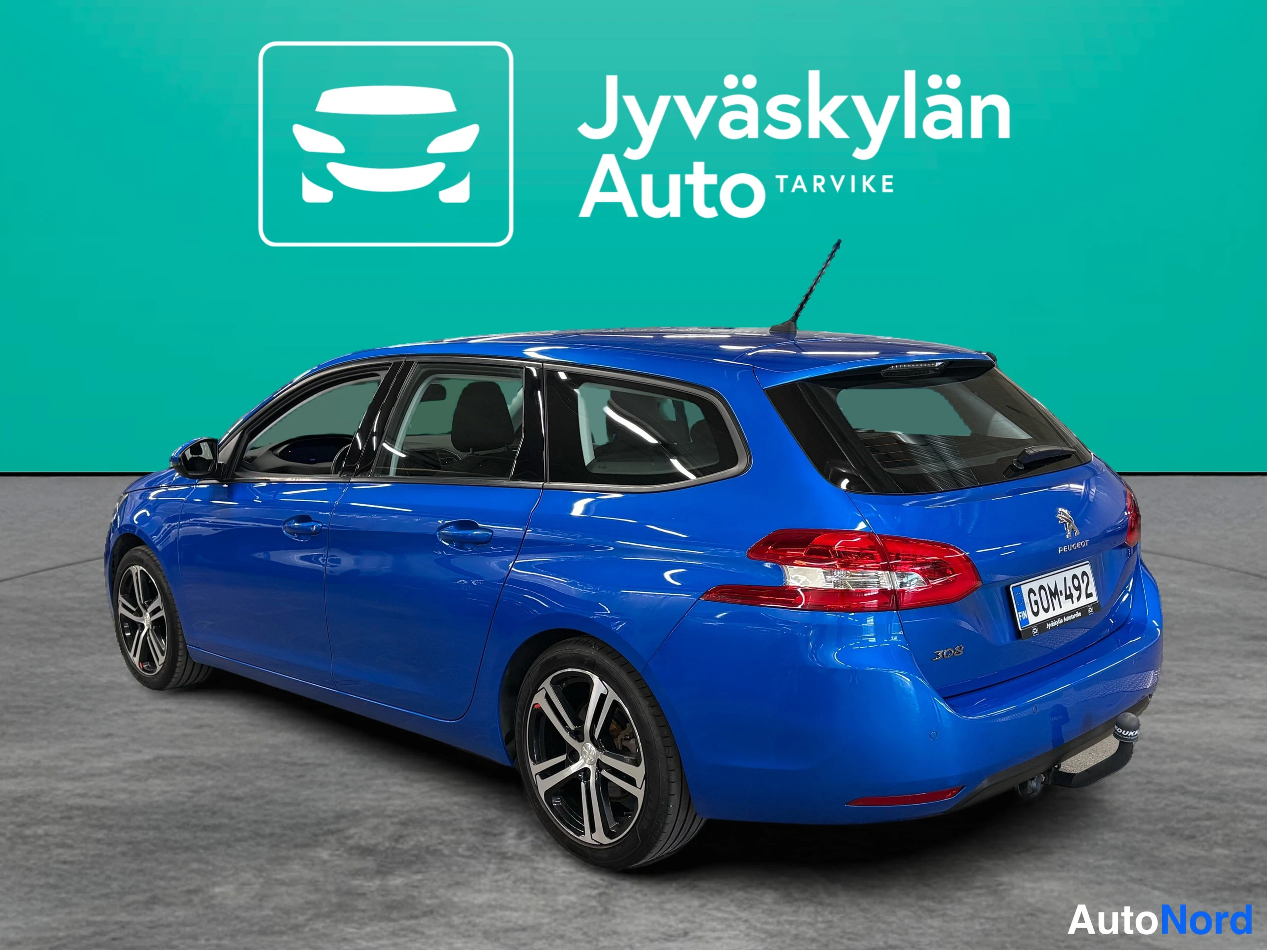 Sininen Peugeot 308 2020, takaviisto, kuva 10