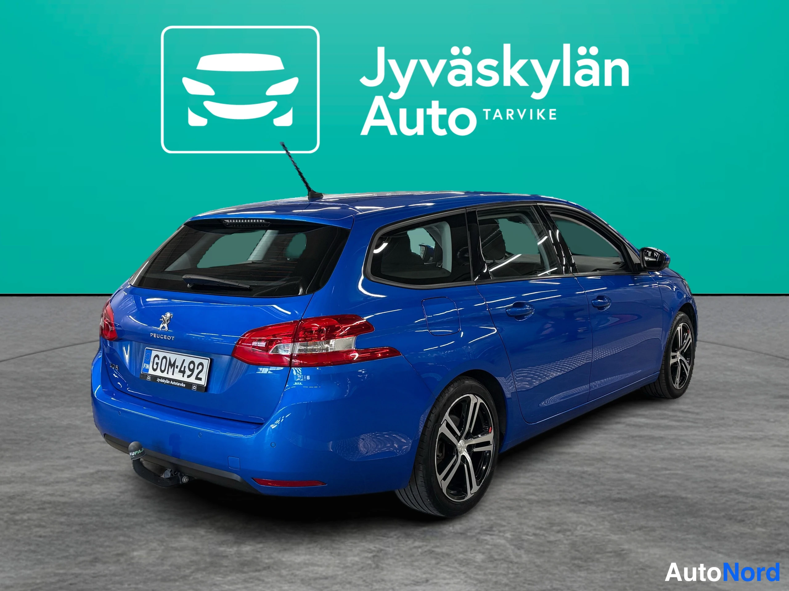 Sininen Peugeot 308 2020, takaviisto, kuva 12