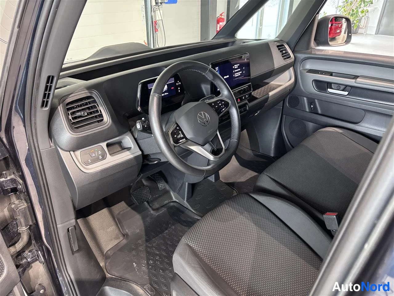 Blue Volkswagen ID. Buzz 2022, cockpit, photo 7