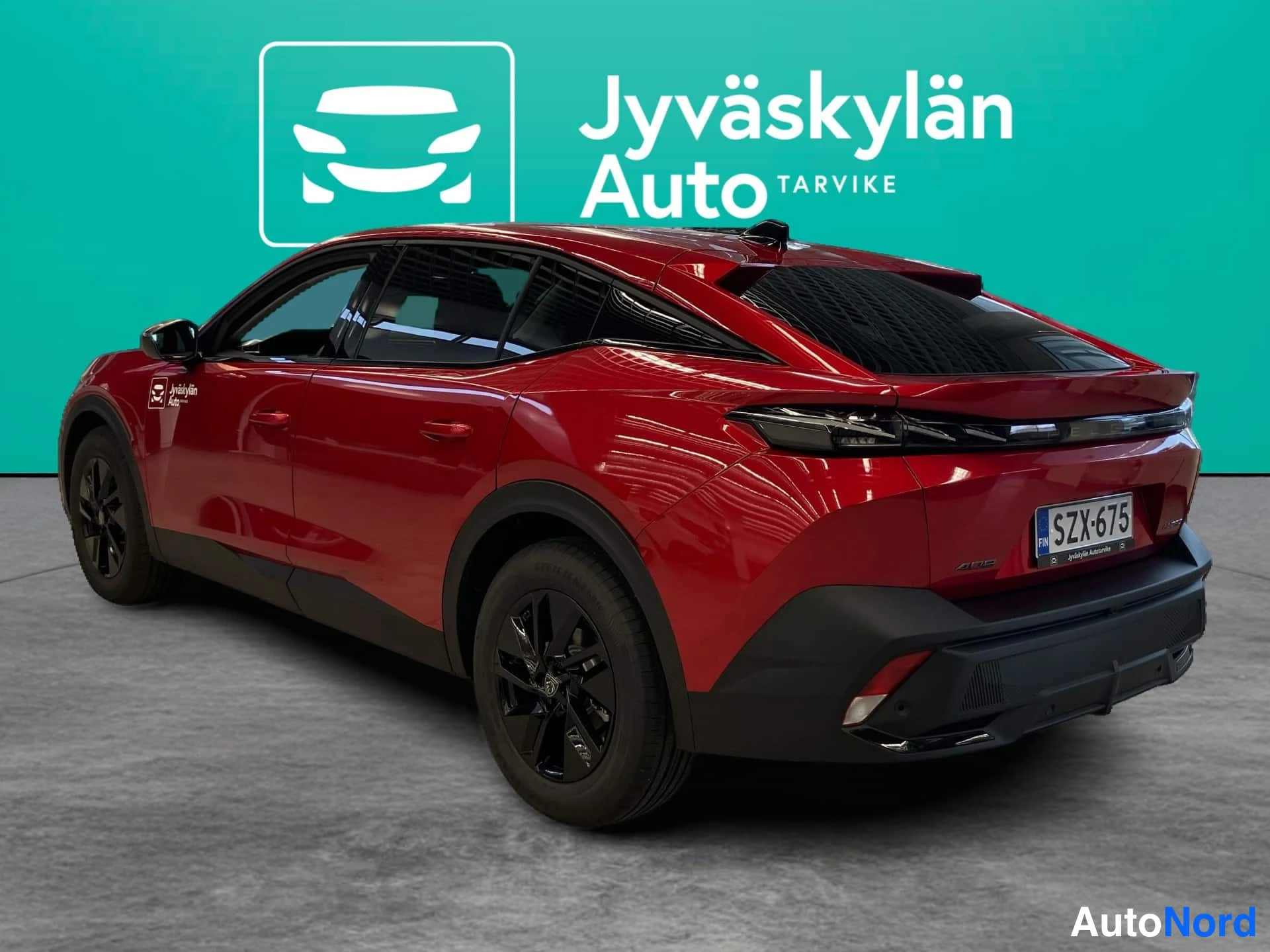 Punainen Peugeot 408 2026, takaviisto, kuva 4