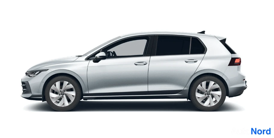 Harmaa Volkswagen Golf 2026, sivulta, kuva 2