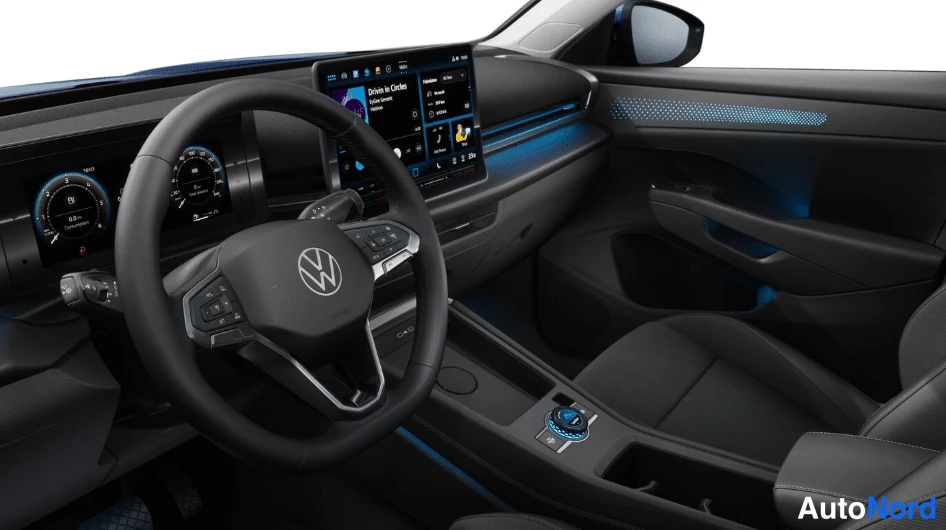 Sininen Volkswagen T-Roc 2026, ohjaamo, kuva 4