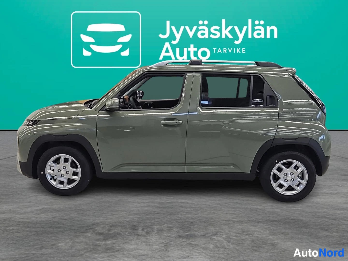 Vihreä Hyundai Inster 2026, sivulta, kuva 5
