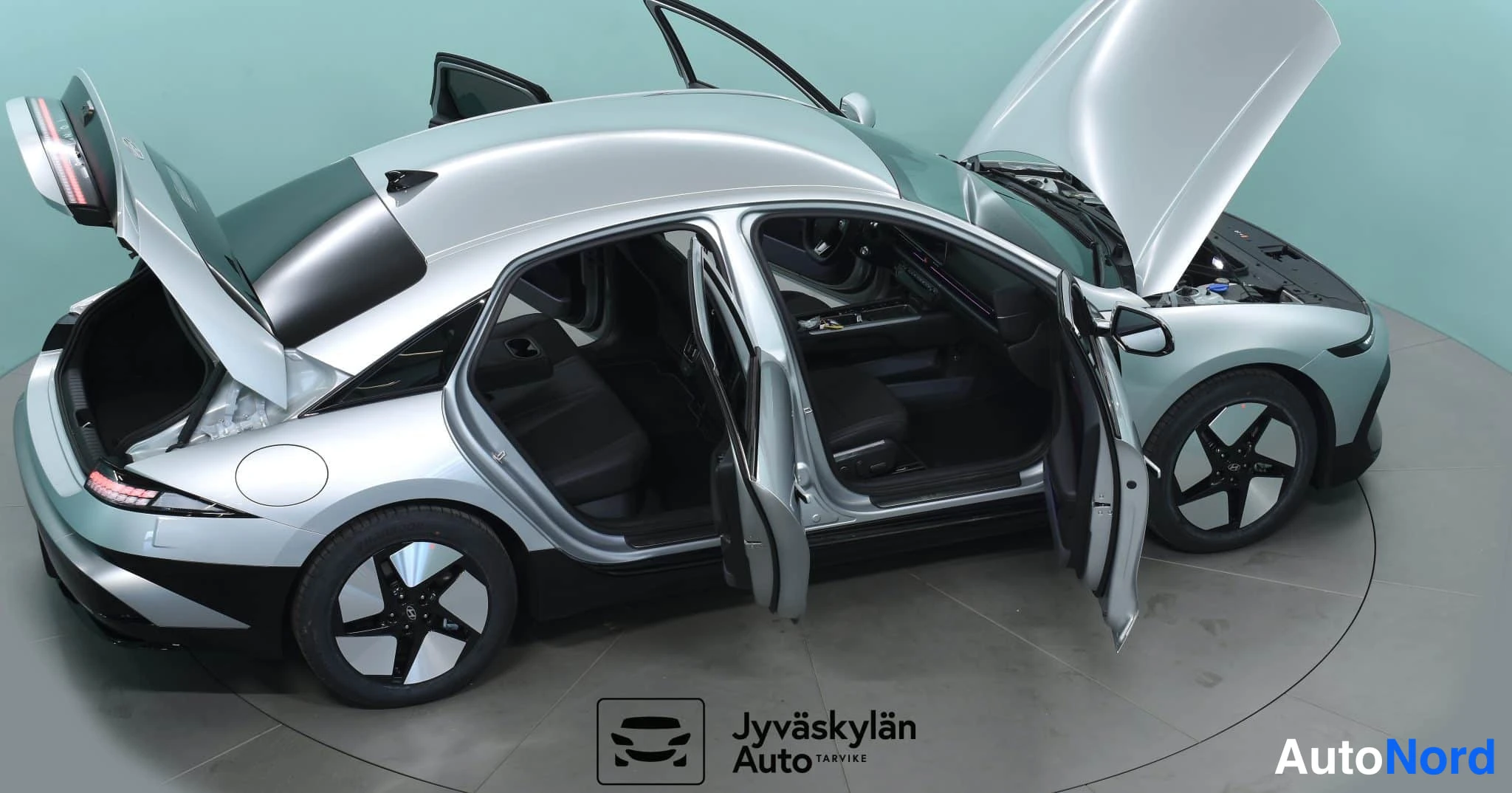 Harmaa Hyundai IONIQ 6 2026, takaviisto, kuva 13