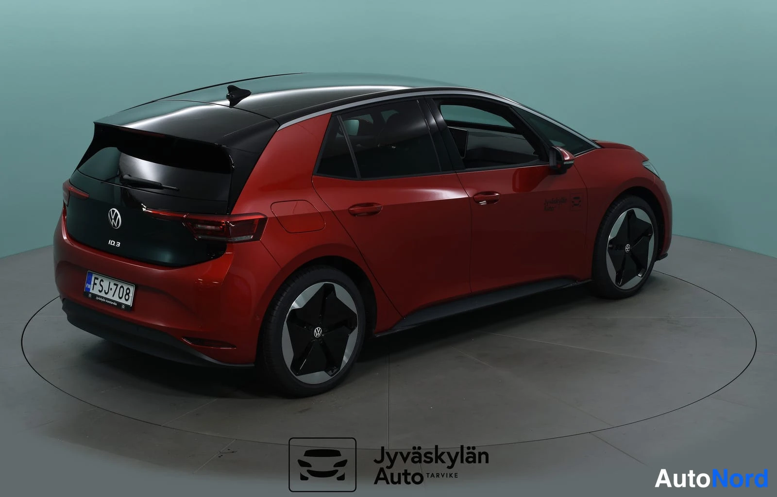 Punainen Volkswagen ID.3 2025, takaviisto, kuva 9