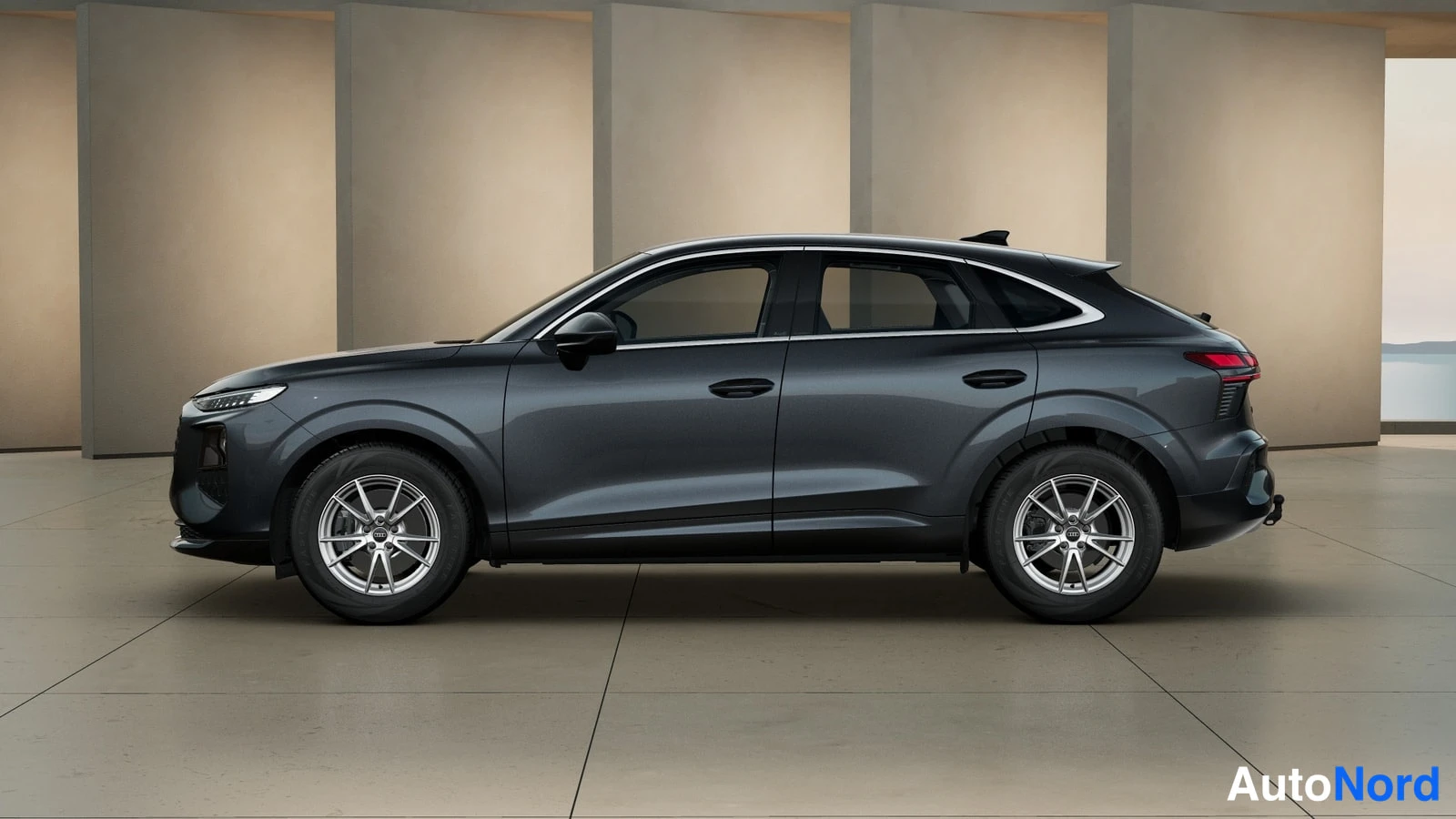 Grey Audi Q3 2026, rear three-quarter, photo 3