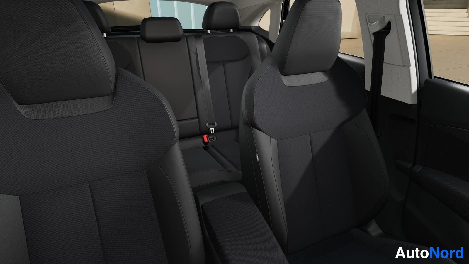 Grey Audi Q3 2026, front seats, photo 8