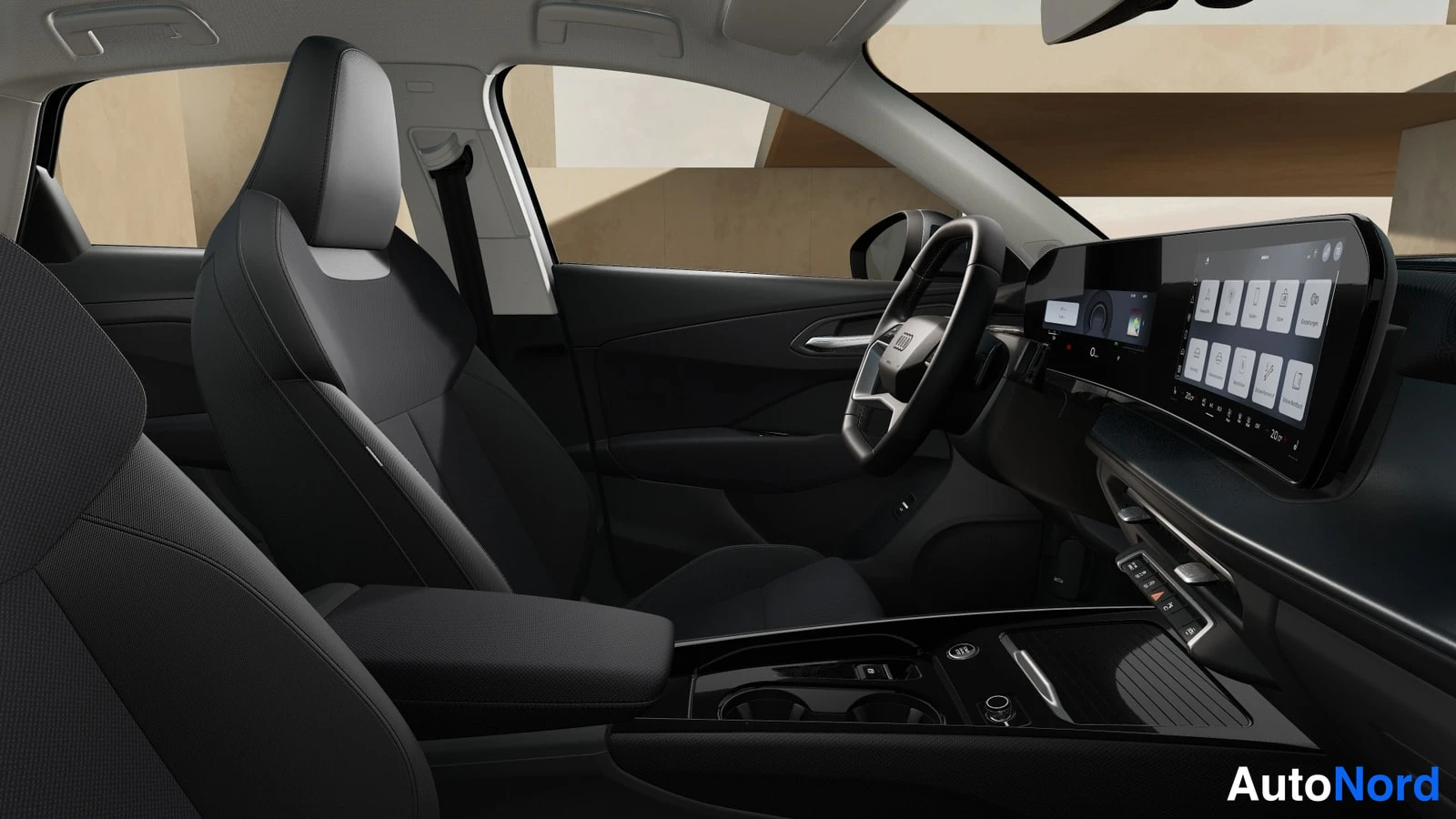 Grey Audi Q3 2026, cockpit, photo 6