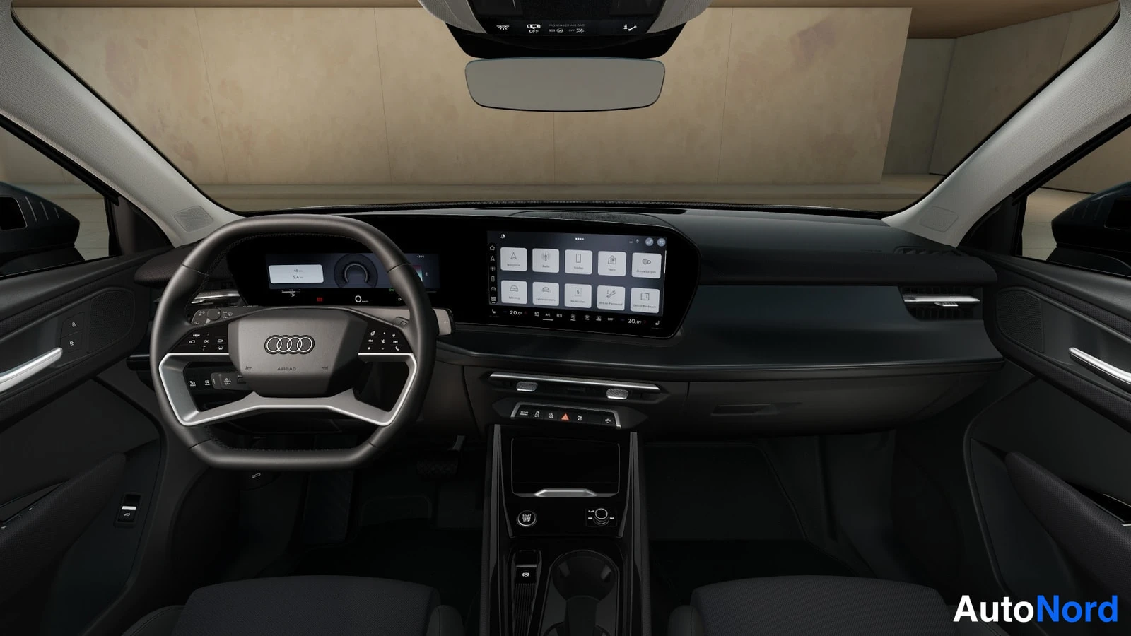 Grey Audi Q3 2026, cockpit, photo 7