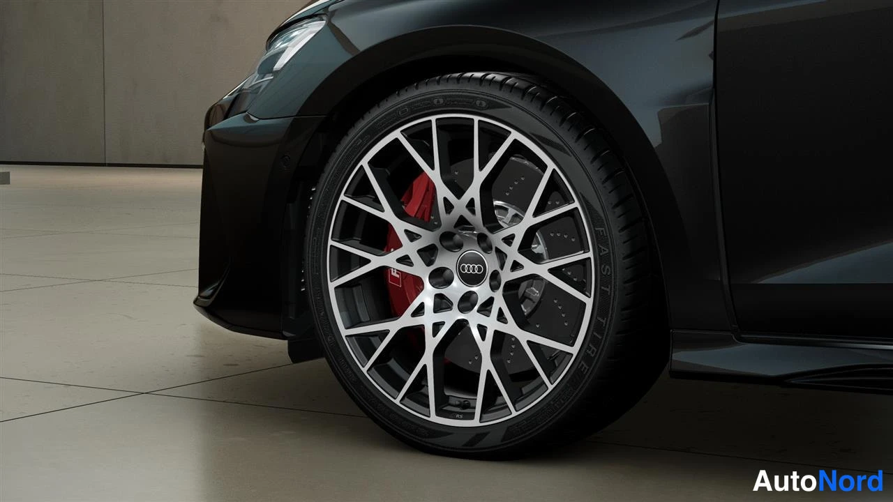 Black Audi RS 3 2026, detail, photo 6