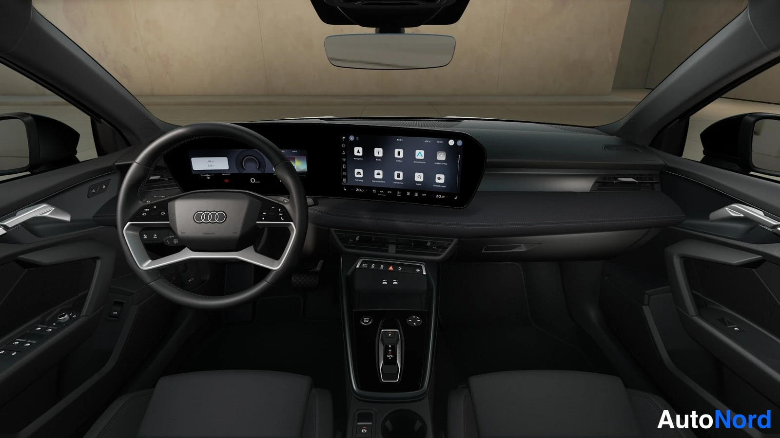 Black Audi A3 2026, cockpit, photo 6