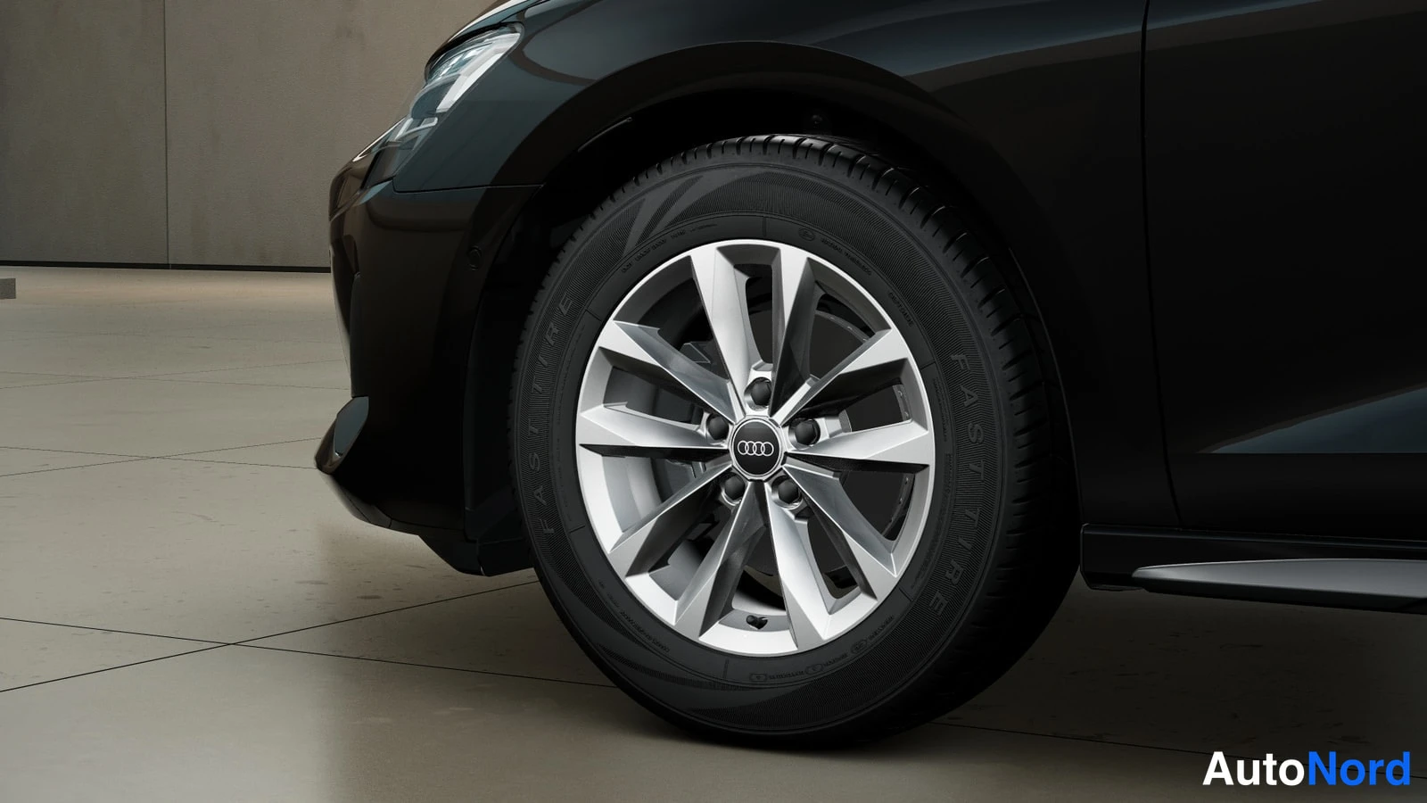Black Audi A3 2026, detail, photo 7