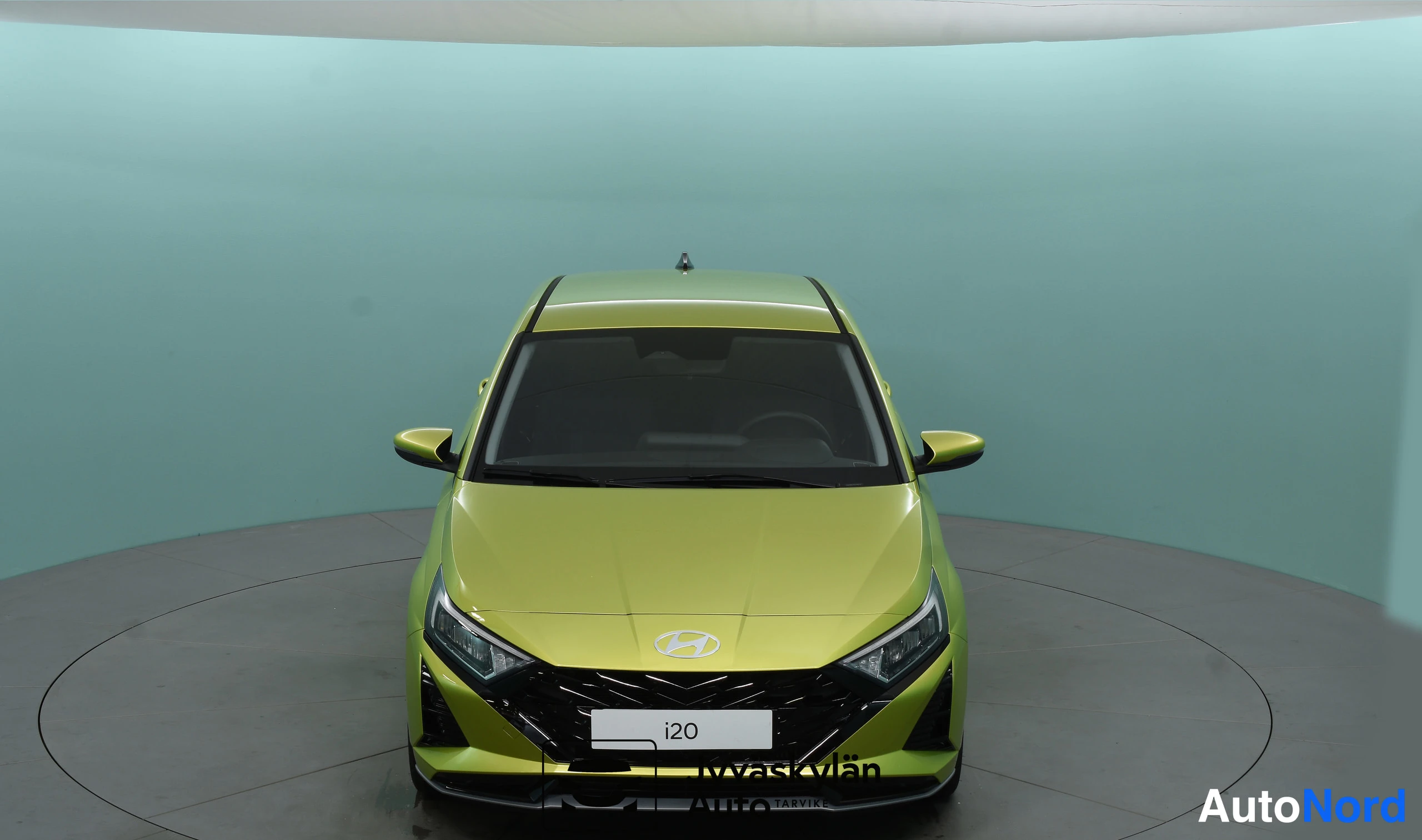 Yellow Hyundai i20 2026, front, photo 7