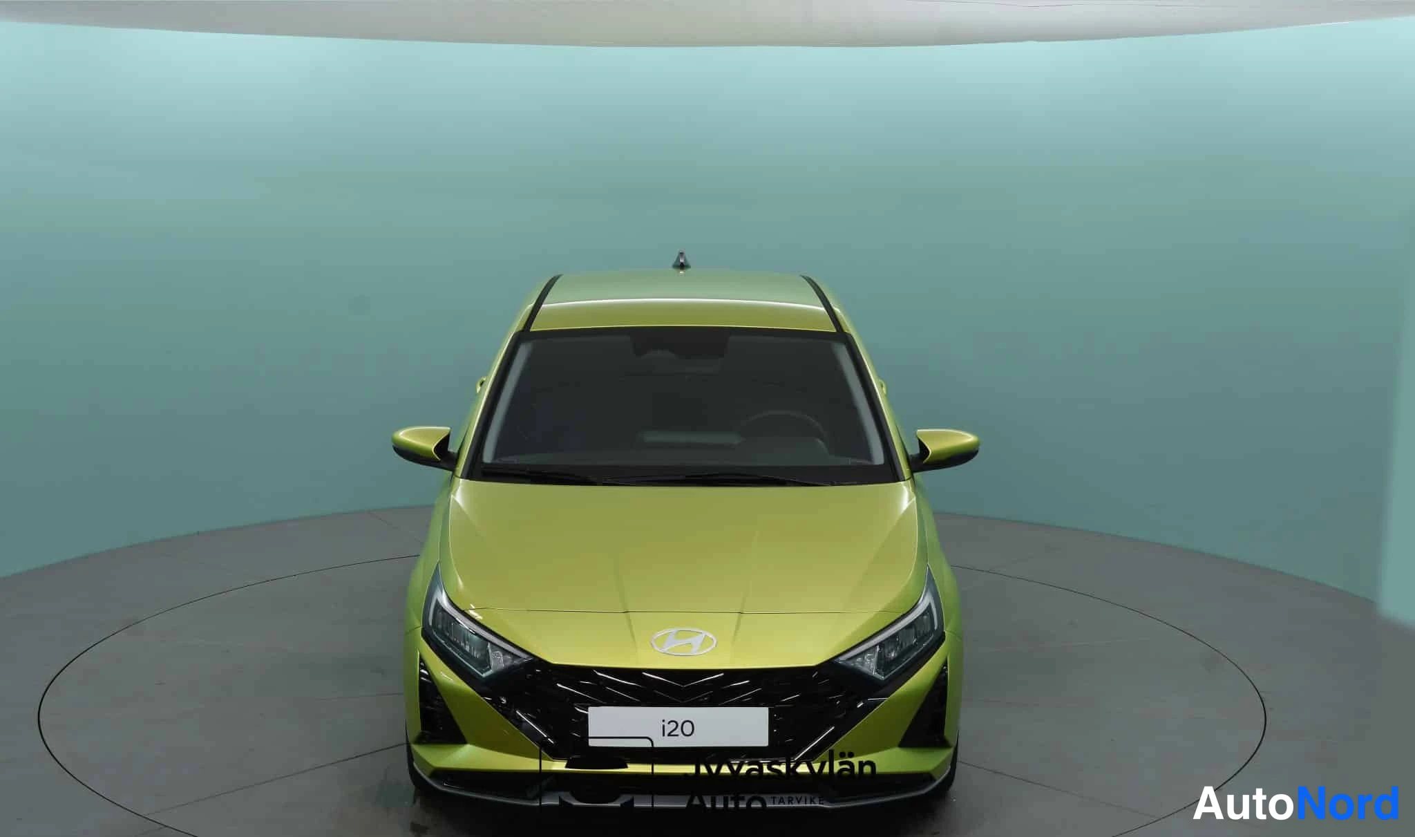 Yellow Hyundai i20 2026, front, photo 8