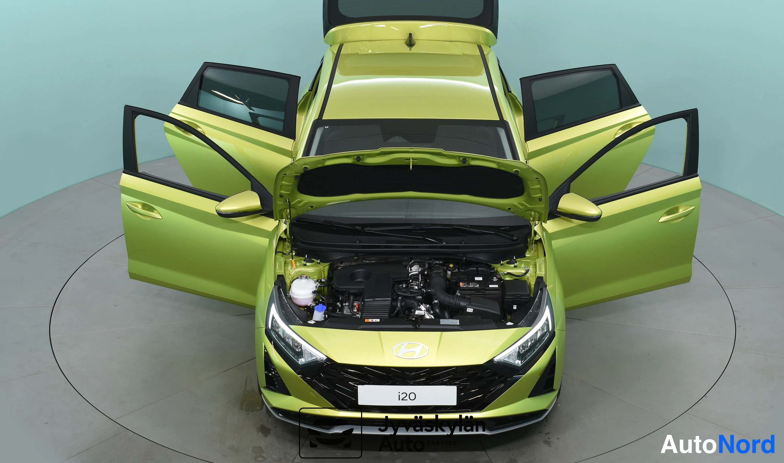 Yellow Hyundai i20 2026, engine bay, photo 34
