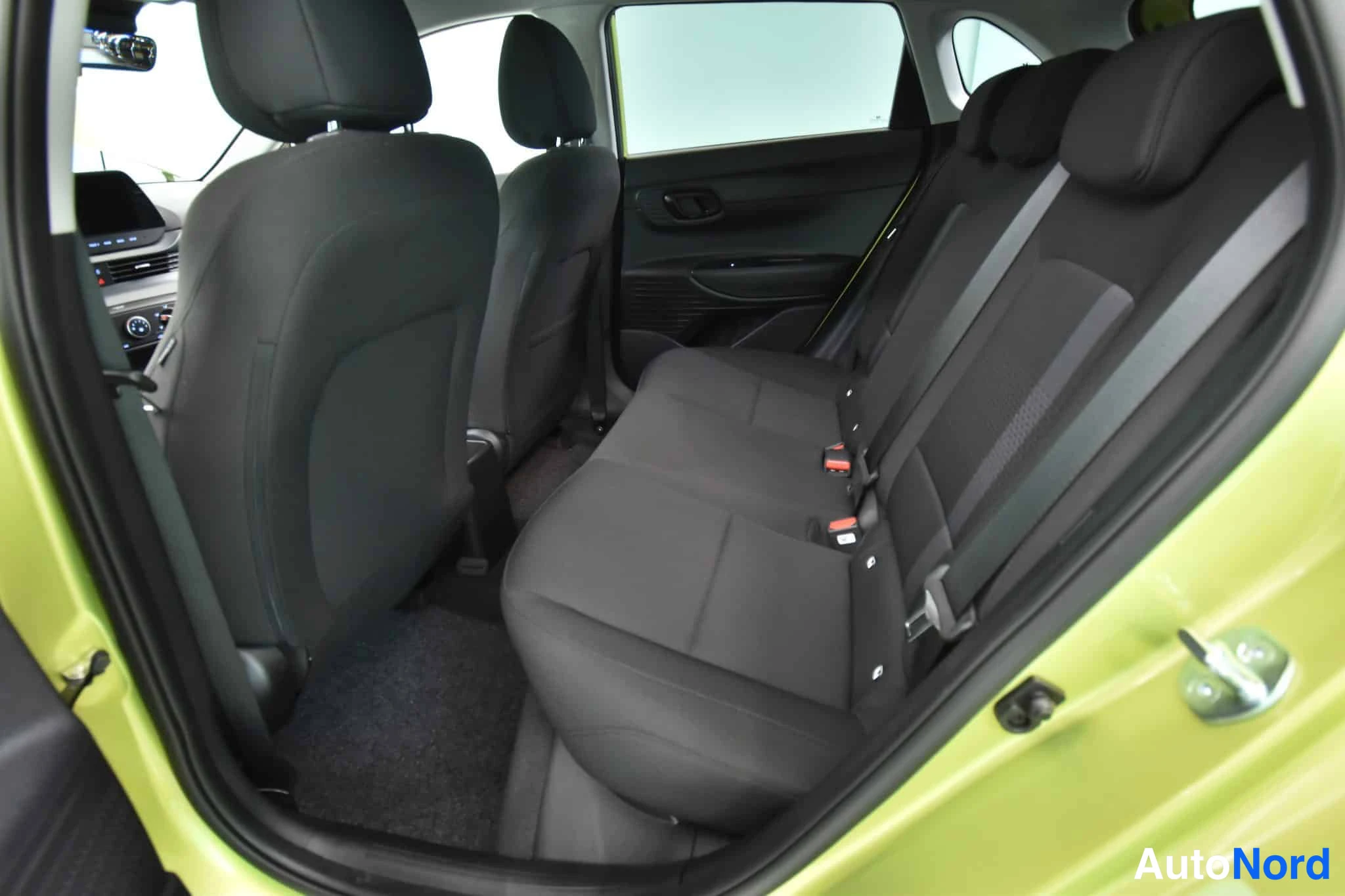 Yellow Hyundai i20 2026, rear seats, photo 29