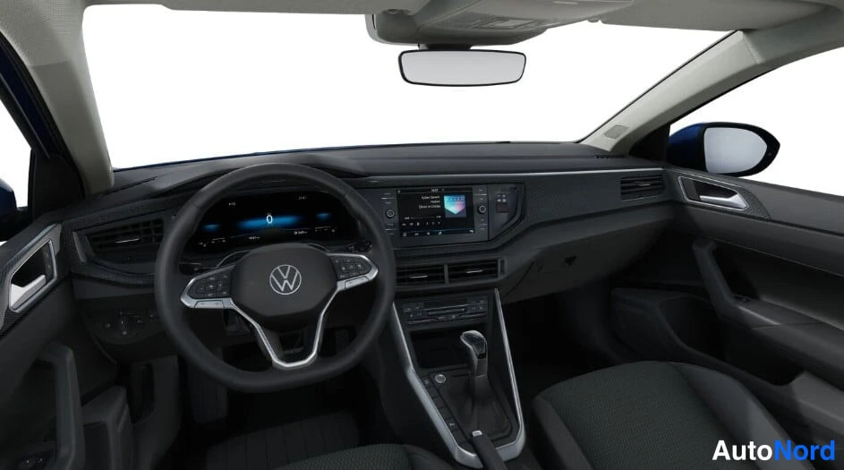 Sininen Volkswagen Taigo 2026, ohjaamo, kuva 4