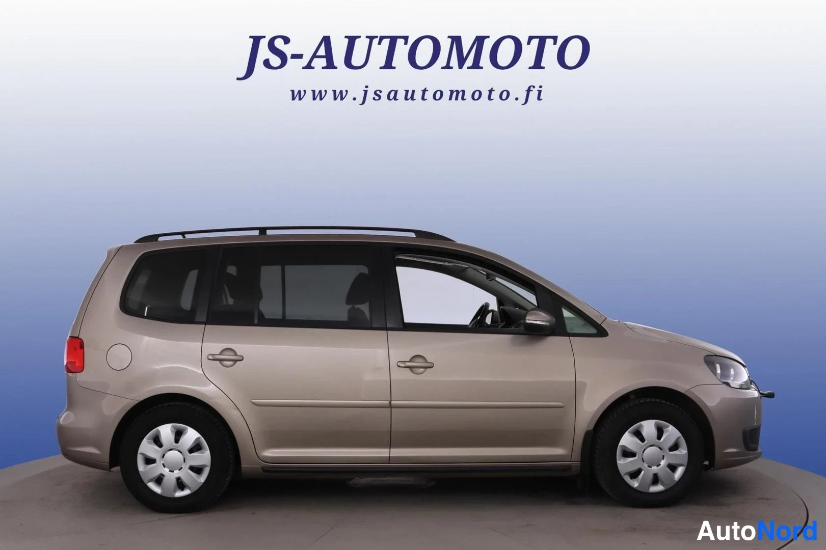 Ruskea Volkswagen Touran 2012, sivulta, kuva 3