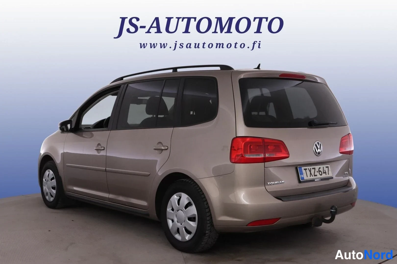 Ruskea Volkswagen Touran 2012, takaviisto, kuva 5