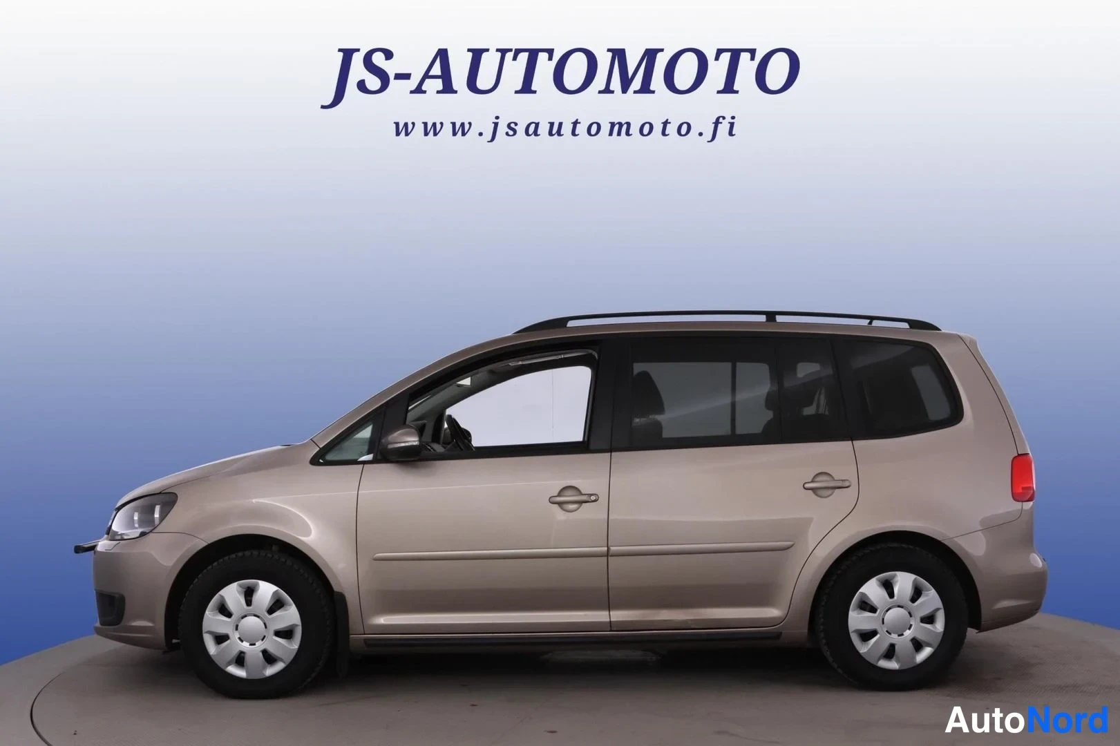 Ruskea Volkswagen Touran 2012, sivulta, kuva 4
