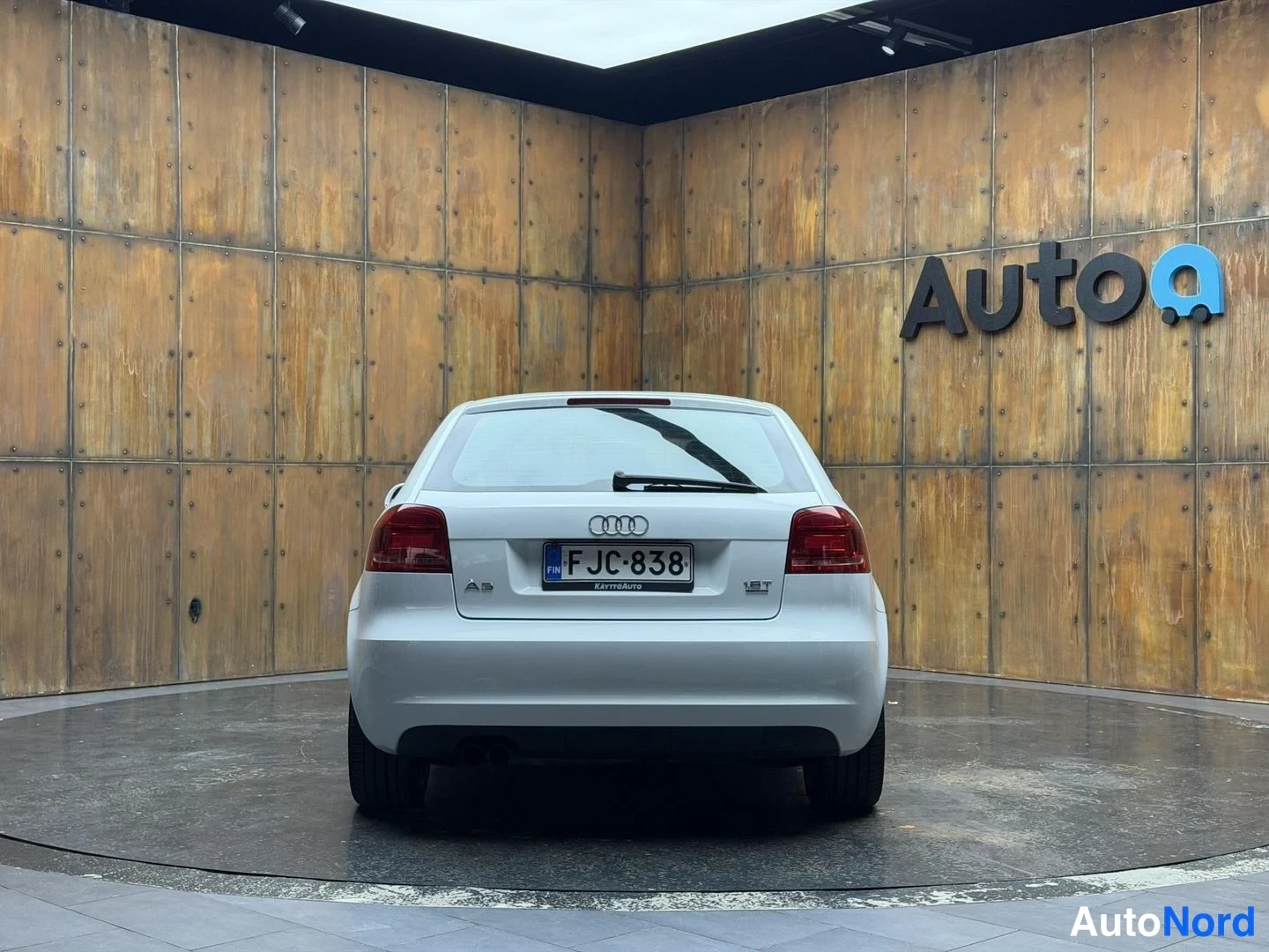 Valkoinen Audi A3 2008, takaa, kuva 15