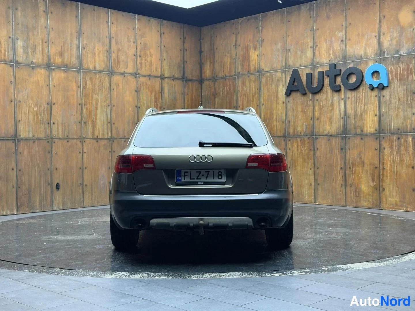 Beige Audi A6 allroad quattro 2007, takaa, kuva 14