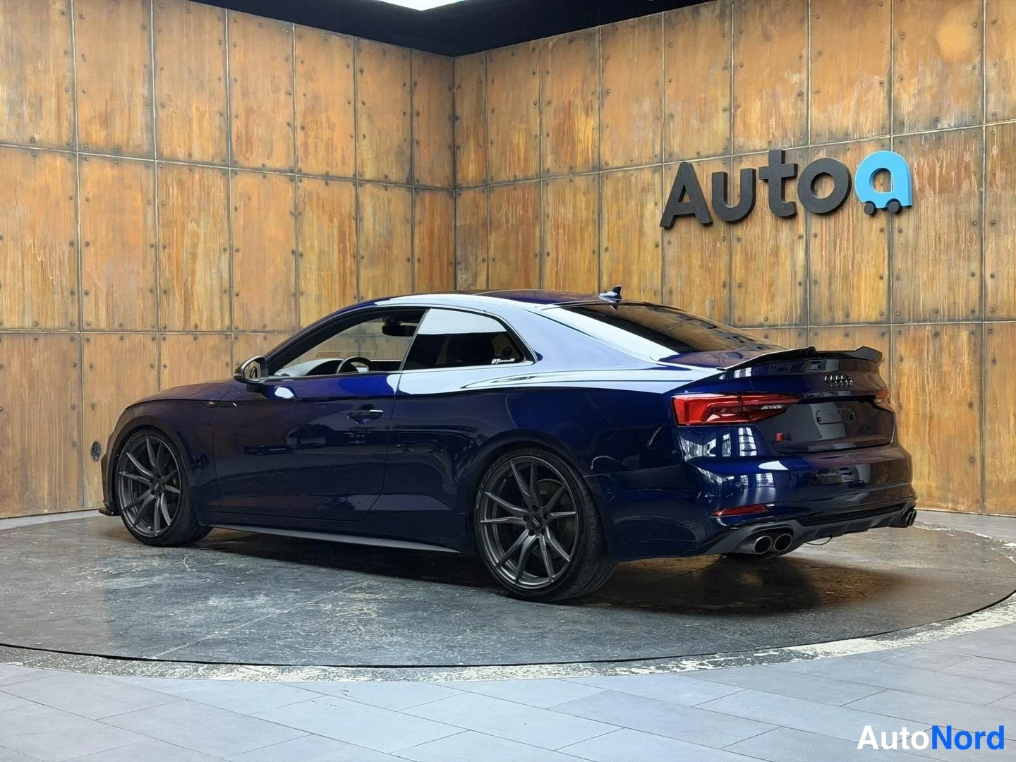Sininen Audi S5 2016, takaviisto, kuva 11