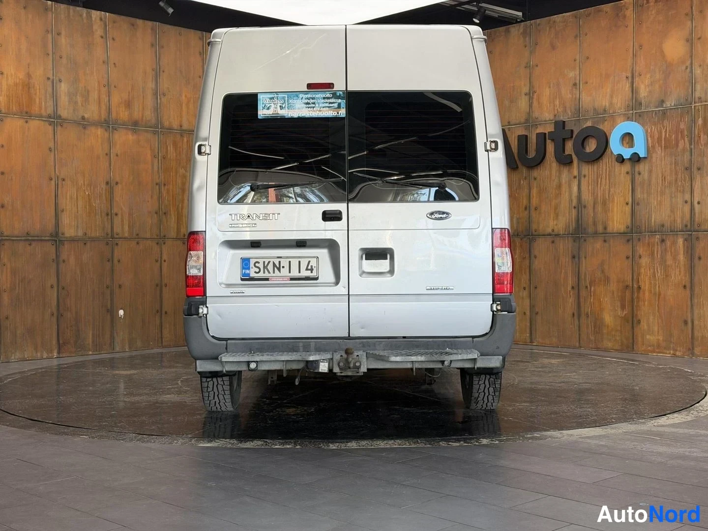 Harmaa Ford Transit 2012, takaa, kuva 9