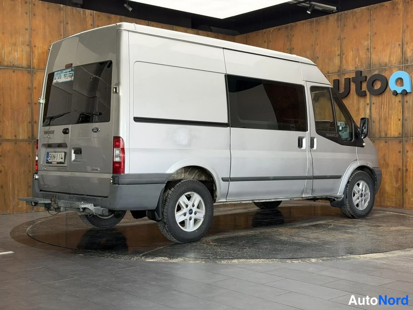 Harmaa Ford Transit 2012, takaviisto, kuva 8