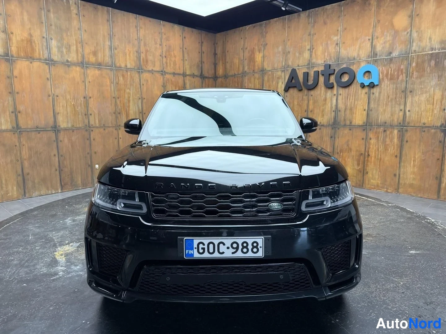 Musta Land Rover Range Rover Sport 2018, edestä, kuva 12