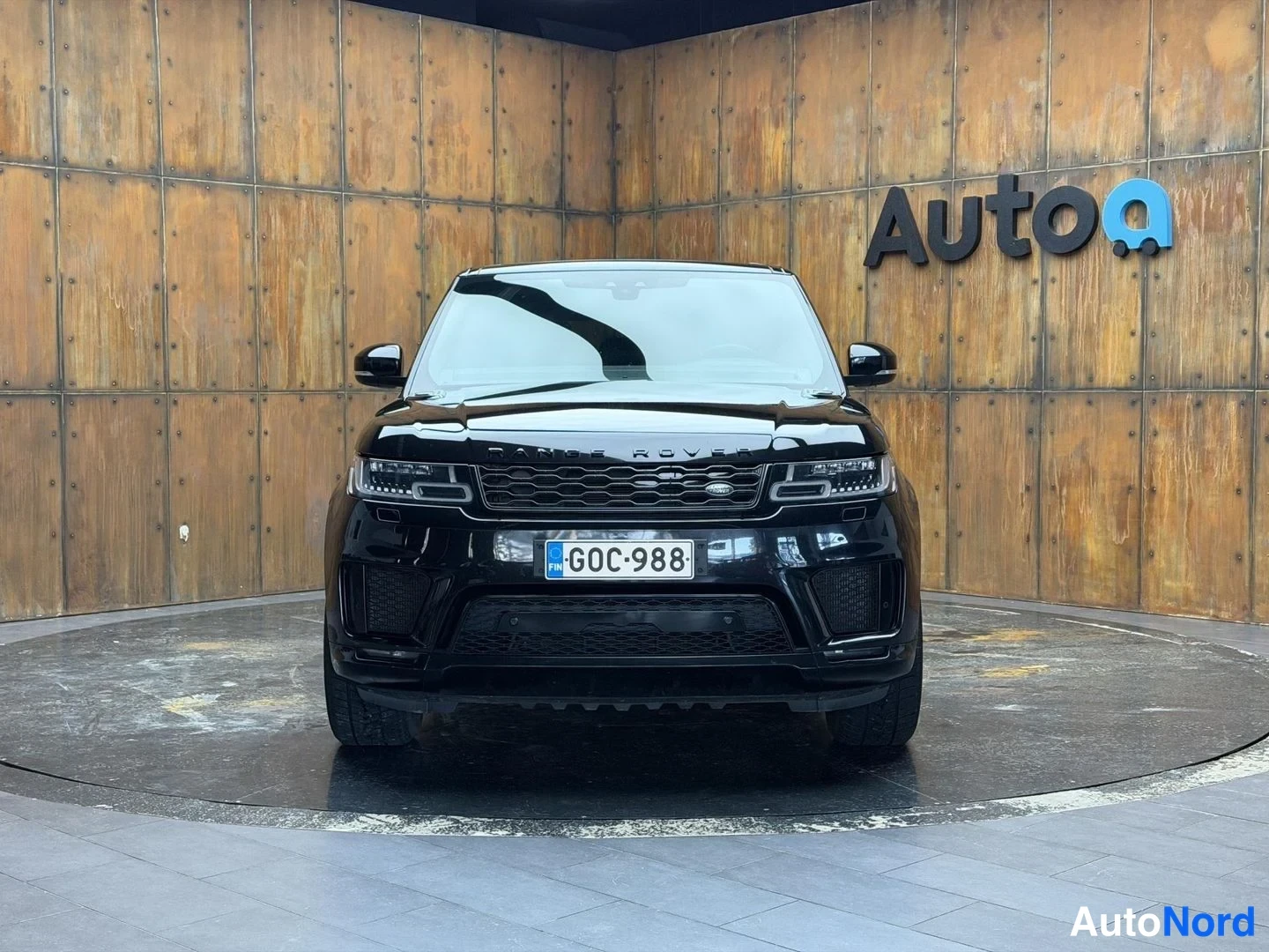 Musta Land Rover Range Rover Sport 2018, edestä, kuva 10