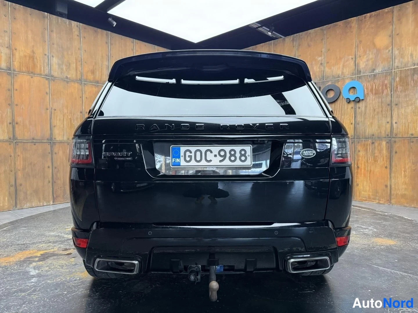 Musta Land Rover Range Rover Sport 2018, takaa, kuva 21