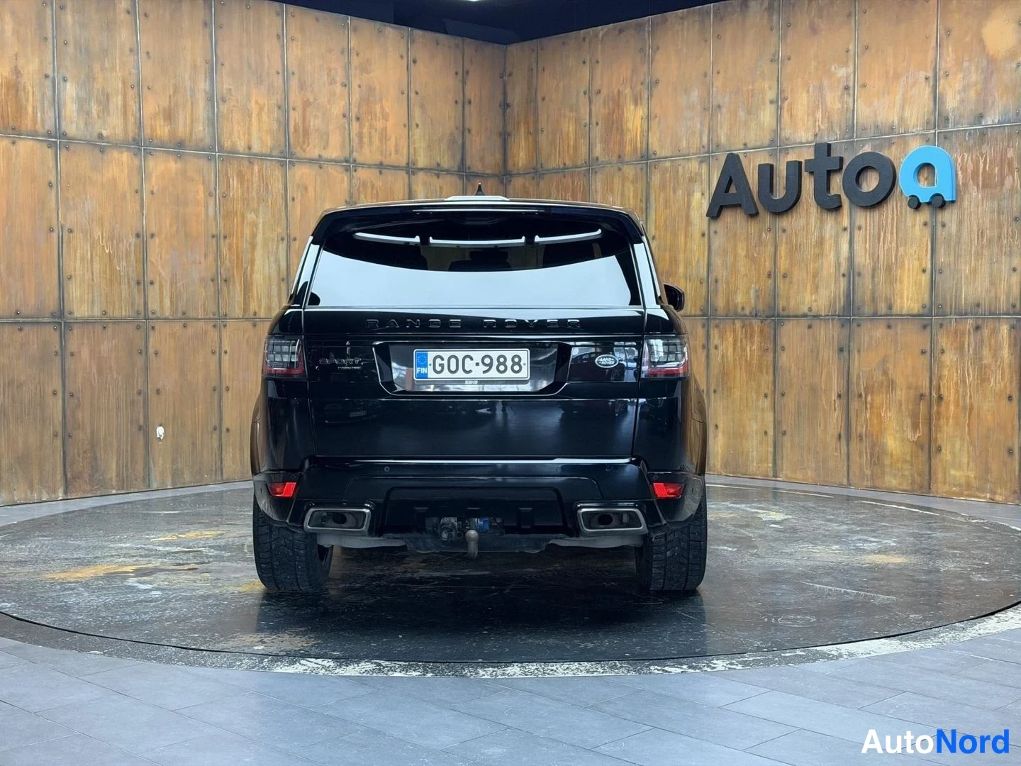 Musta Land Rover Range Rover Sport 2018, takaa, kuva 20