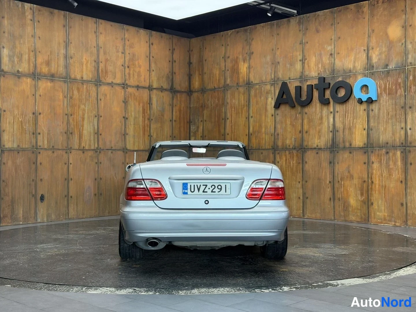 Harmaa Mercedes-Benz CLK 200 2001, takaa, kuva 22