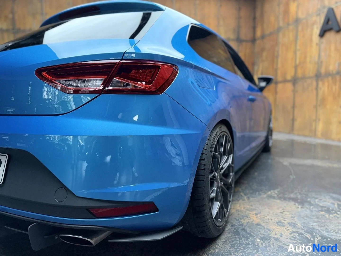Sininen Seat Leon SC 2015, takaviisto, kuva 15