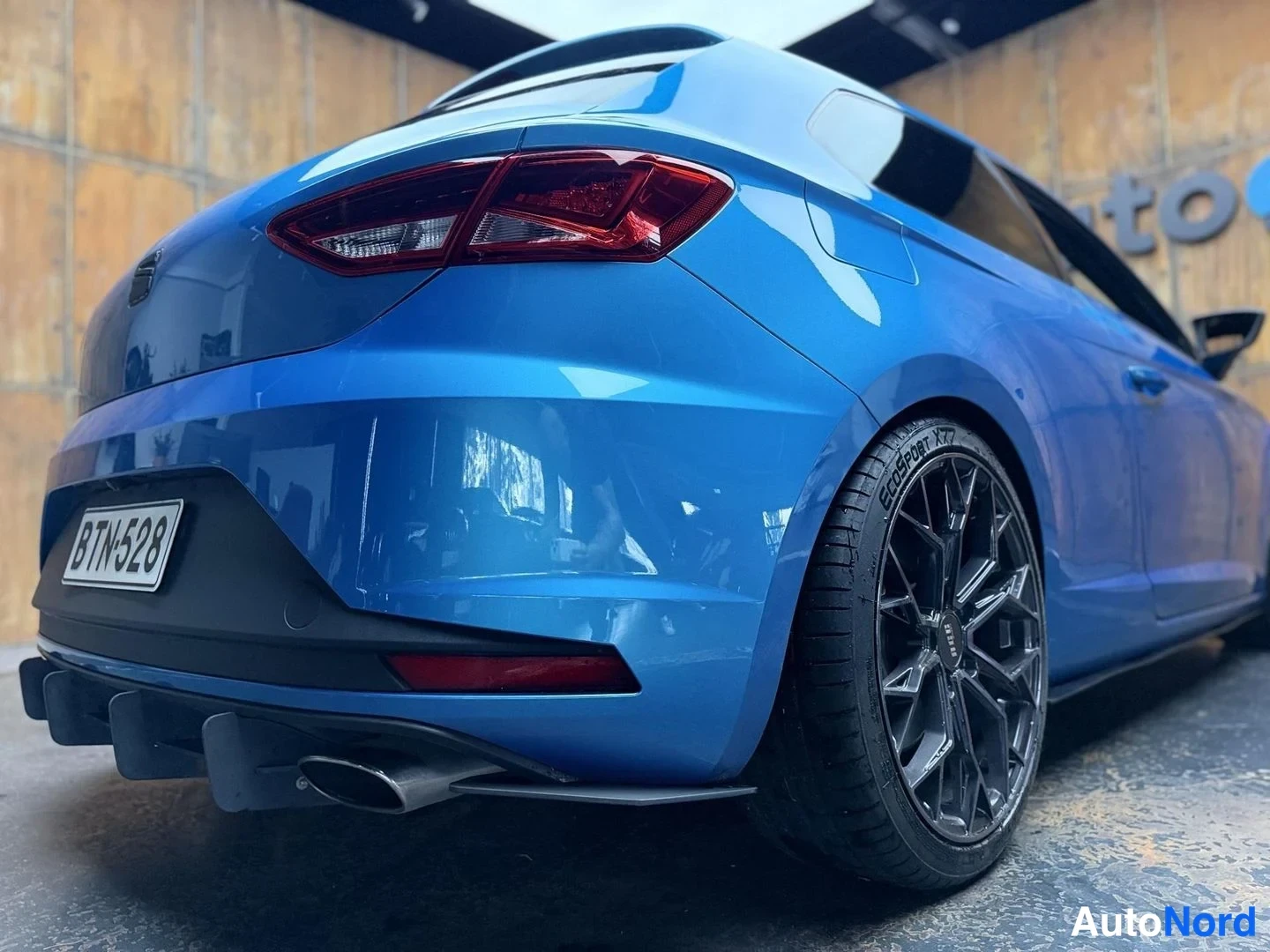 Sininen Seat Leon SC 2015, takaviisto, kuva 13