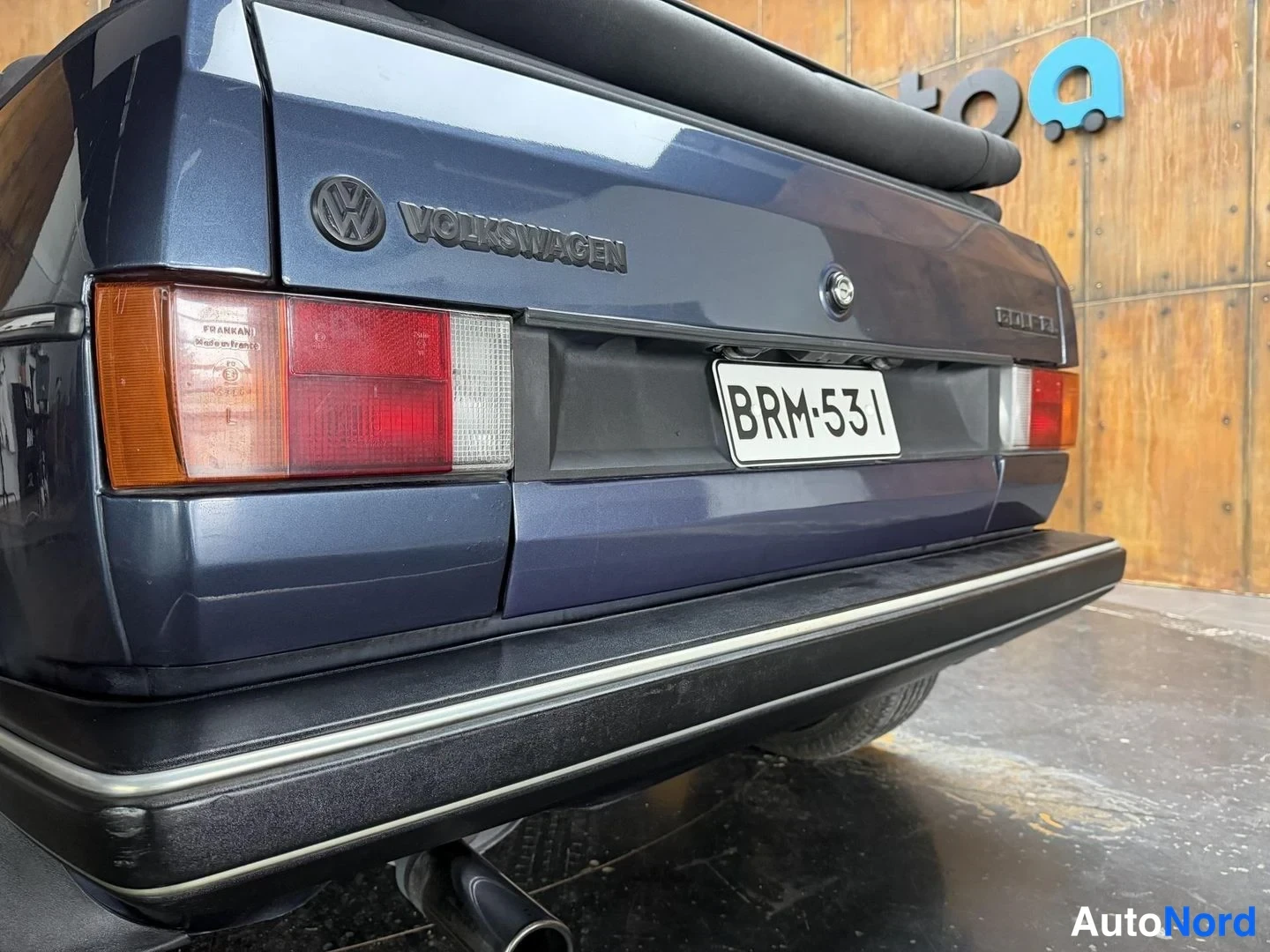 Sininen Volkswagen Golf 1986, takaa, kuva 25
