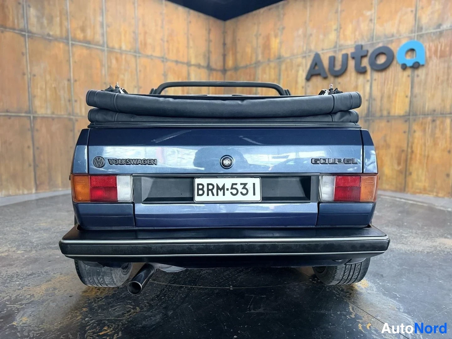 Sininen Volkswagen Golf 1986, takaa, kuva 23
