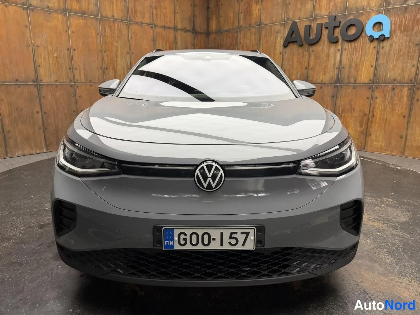 Harmaa Volkswagen ID.4 PRO 150 KW 2021, edestä, kuva 7