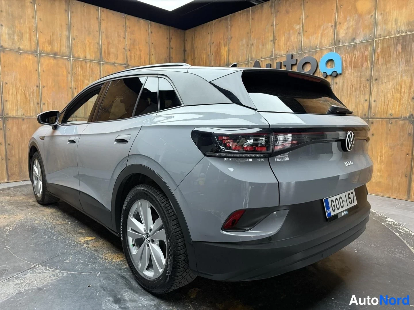 Harmaa Volkswagen ID.4 PRO 150 KW 2021, takaviisto, kuva 8