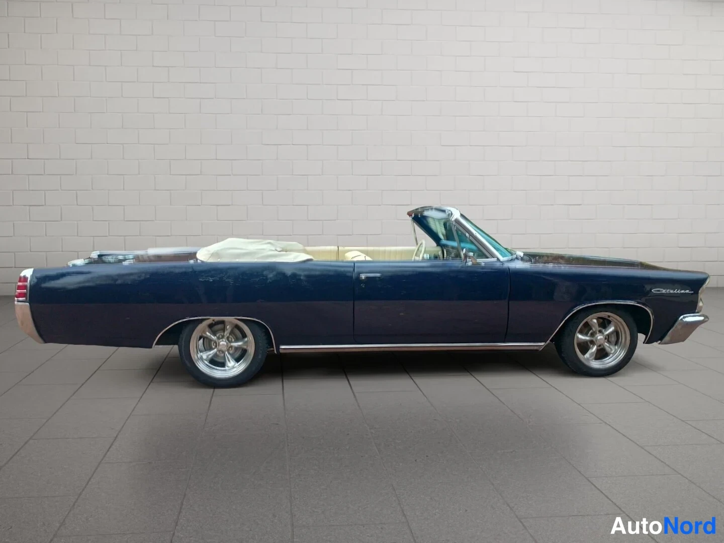 Blå Pontiac Catalina 1963, från sidan, bild 10